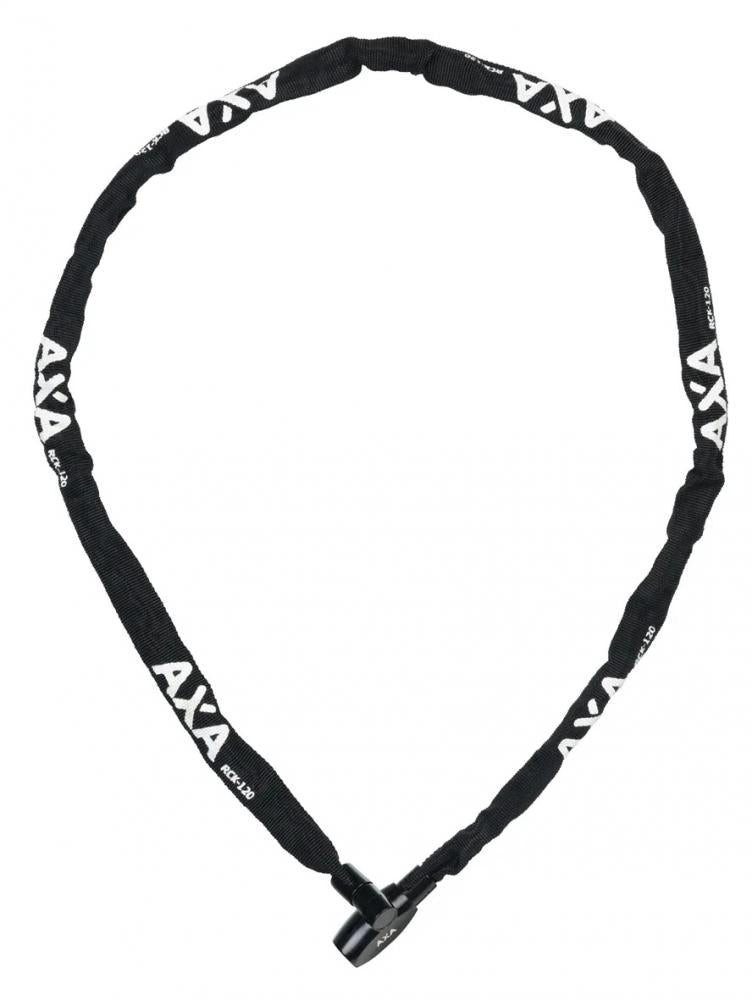 AXA Kettenschloss Axa Rigid RCK 120 Kettenschloss Schwarz - 120 cm Stahlkette 3 - 5 mm