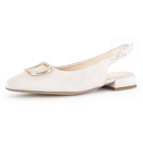 Gabor FLORENZ Slingpumps, Abendschuh, Sommerschuh, Blockabsatz, in bequemer Weite G = weit