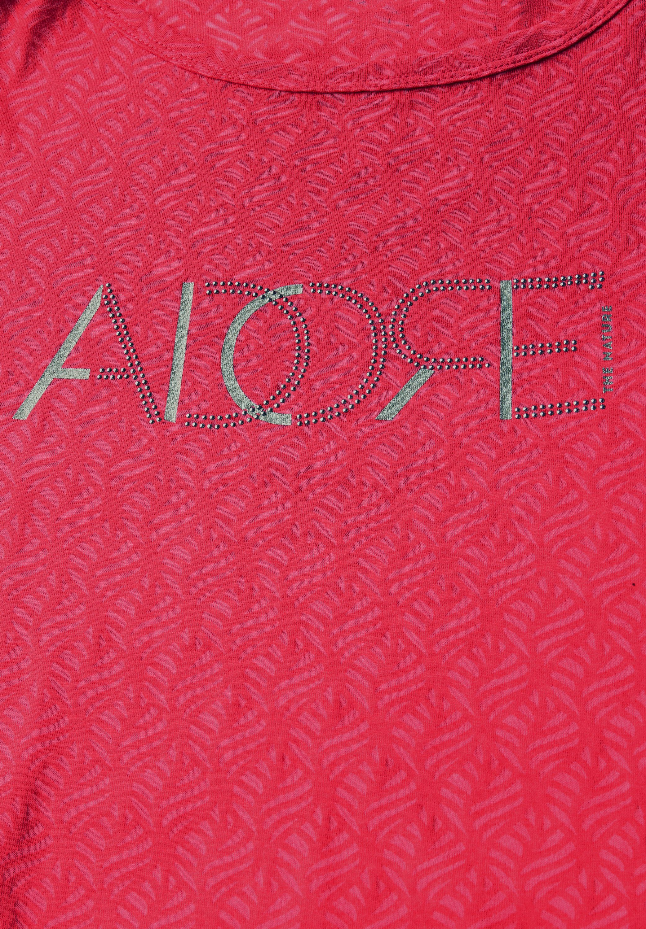 CECIL T-Shirt in Ausbrenner-Optik mit Wording