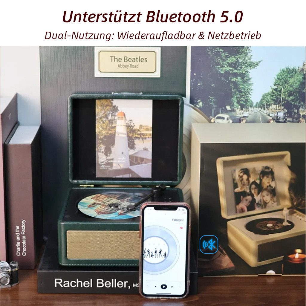 Tekoo Tragbarer CD-Player Bluetooth mit Akku, Sanyo Laser & USB CD-Player (Bluetooth, Bluetooth 5.0, Sanyo Laser-Einheit, AUX-Eingang/Ausgang)