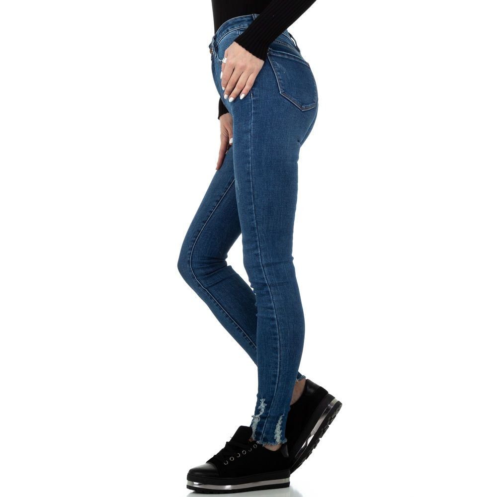 Damen Jeans Ital-Design High-waist-Jeans High Waist