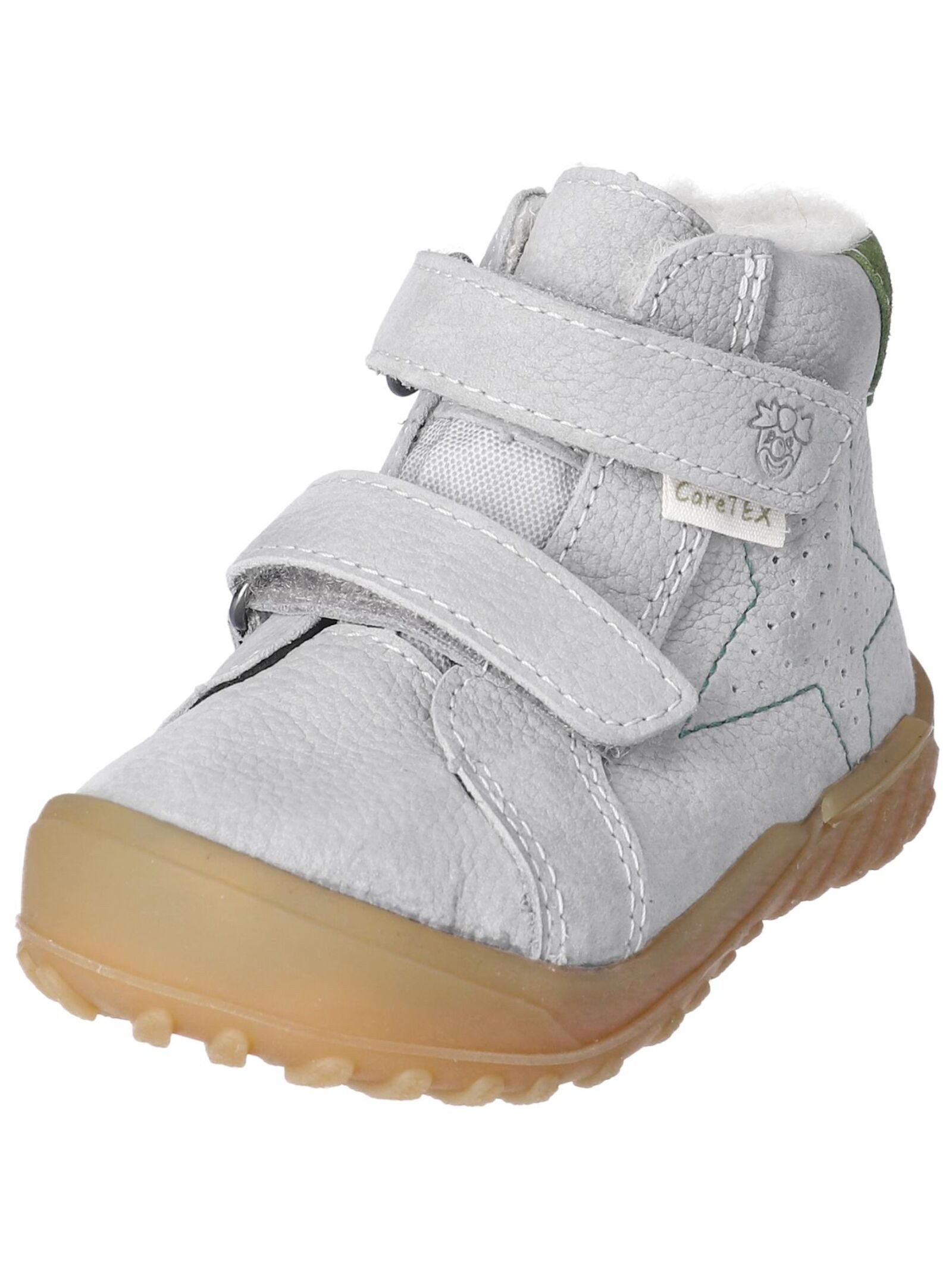 Halbschuhe Veloursleder . Klettschuh