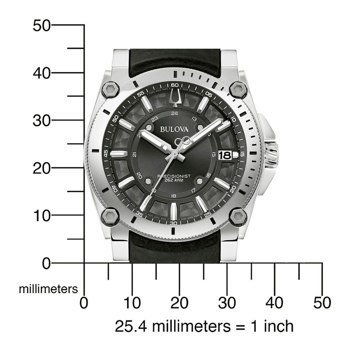 Bulova Quarzuhr 96B416, Armbanduhr, Herrenuhr, Lederarmband, günstig online kaufen