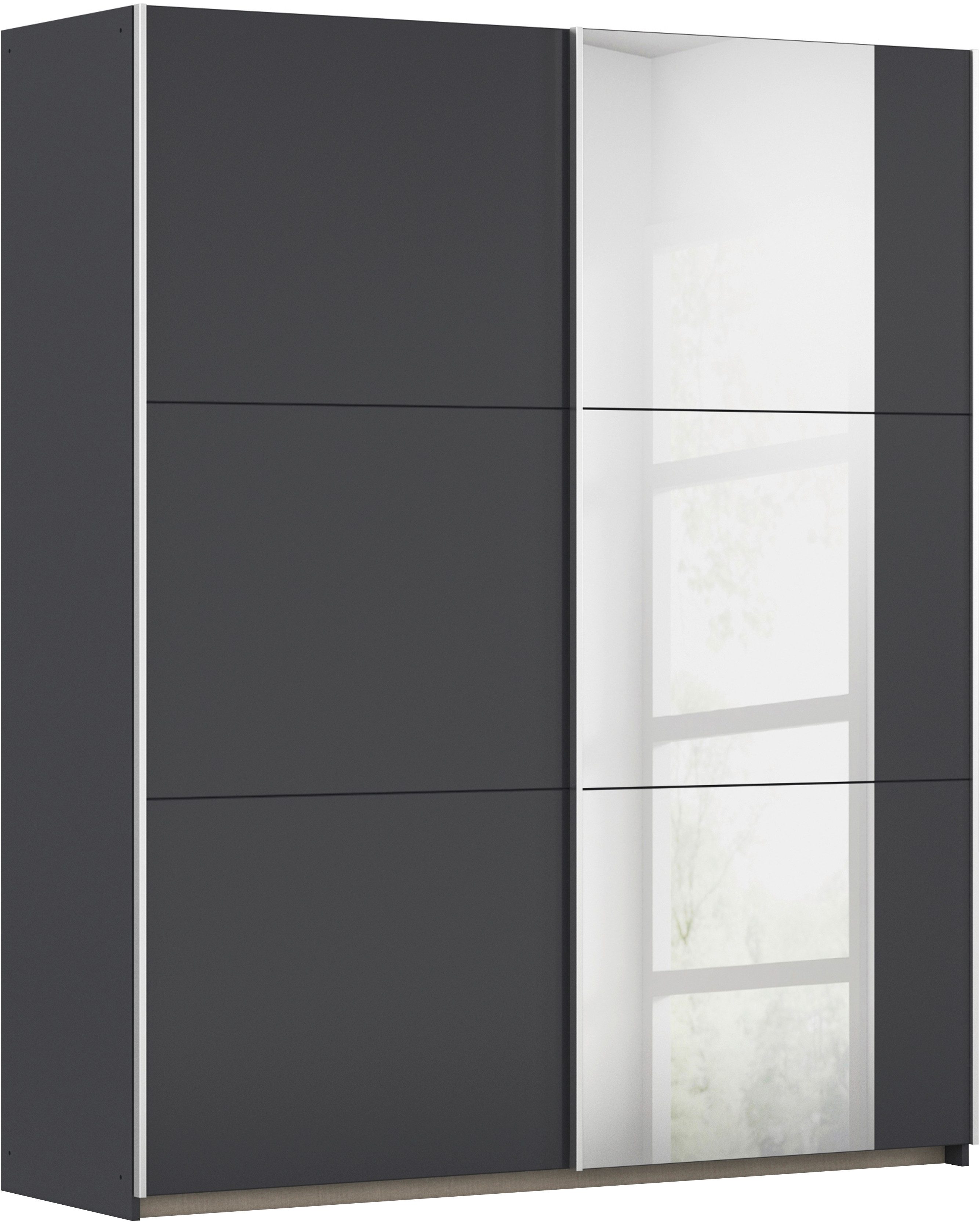 rauch Schwebetürenschrank Kleiderschrank Schrank Garderobe AURELIO (3 Ausstattungen BASIC/CLASSIC/PREMIUM (inkl. SOFT-CLOSE-FUNKTION) zeitloses Design, viele Farben, Breiten 175/218/261 cm MADE IN GERMANY