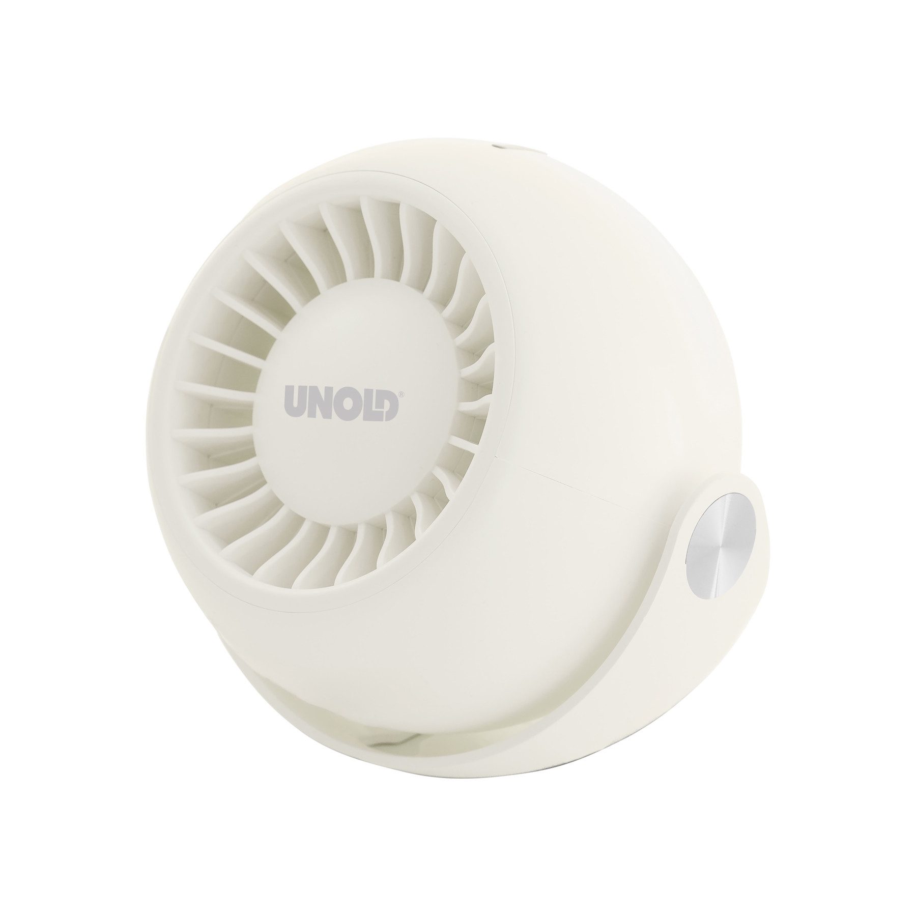 Unold Handventilator UNOLD Akku-Ventilatur Breezy Bowl, (x H) 90mm x 105 mm, 6W, creme