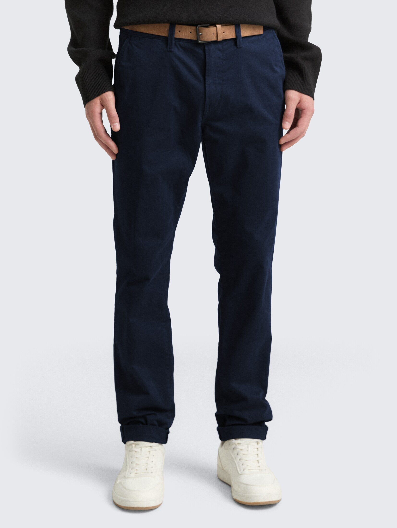 TOM TAILOR Denim Chinohose Hosen & Chino Slim Fit Chino Hose mit Gürtel günstig online kaufen