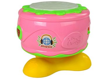 LEAN Toys Spielzeug-Musikinstrument Trommelspiel Kleinkind Spieltrommel Musiktrommel Lautstärkeregler Kind