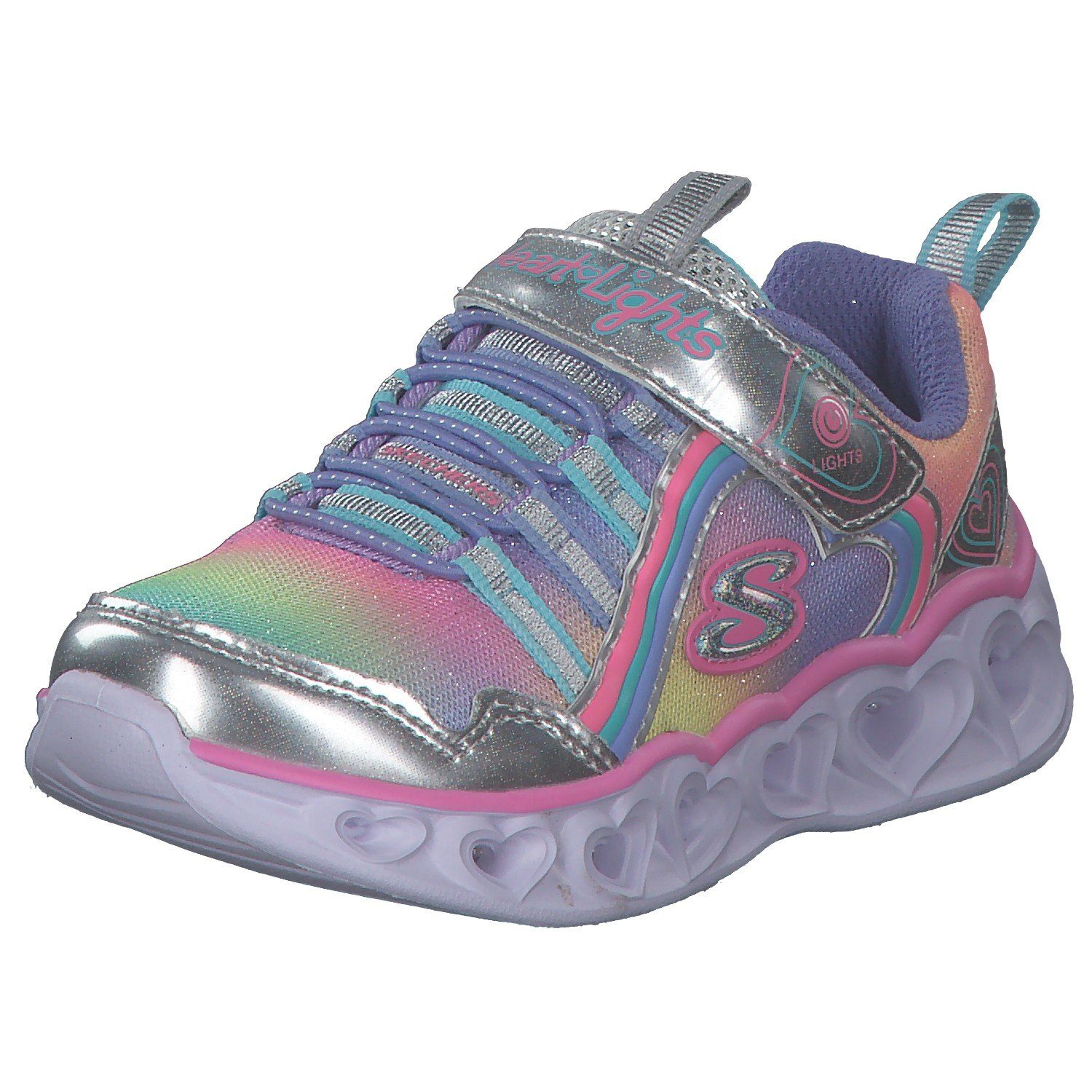 Heart (20202910) Lux Rainbow Silber Lights Skechers Skechers Sneaker 302308L