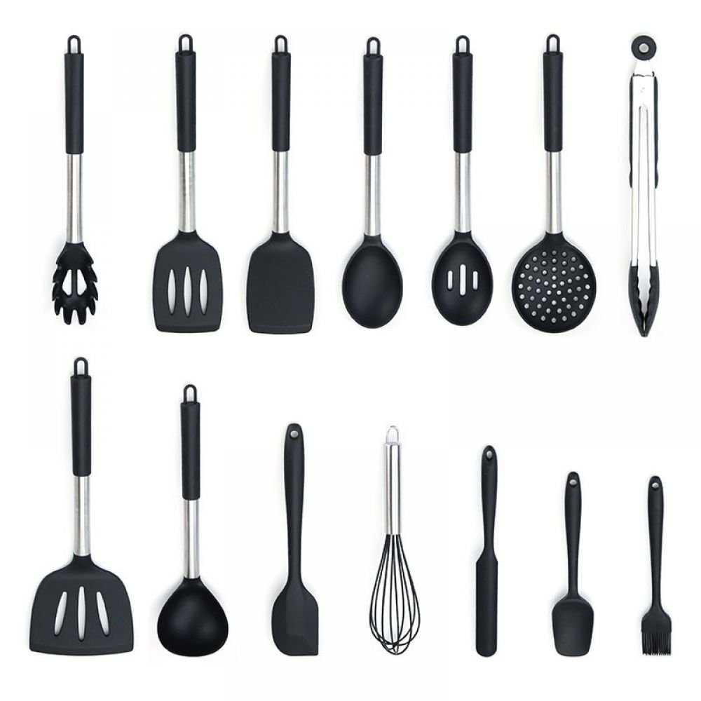 Jormftte Set, Silikonkochutensilien Backen Kochbesteck-Set