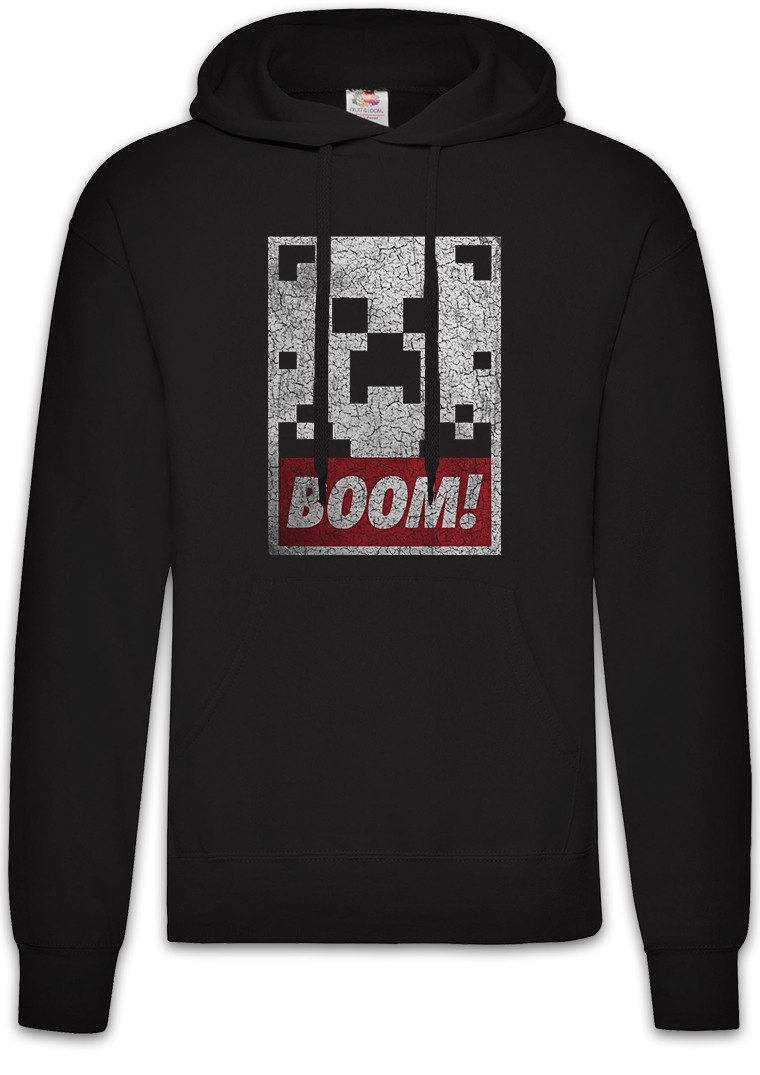 Hoodie Boom Herren Hoodie Gamer Games Schlange Geek Nerd Retro Game Video