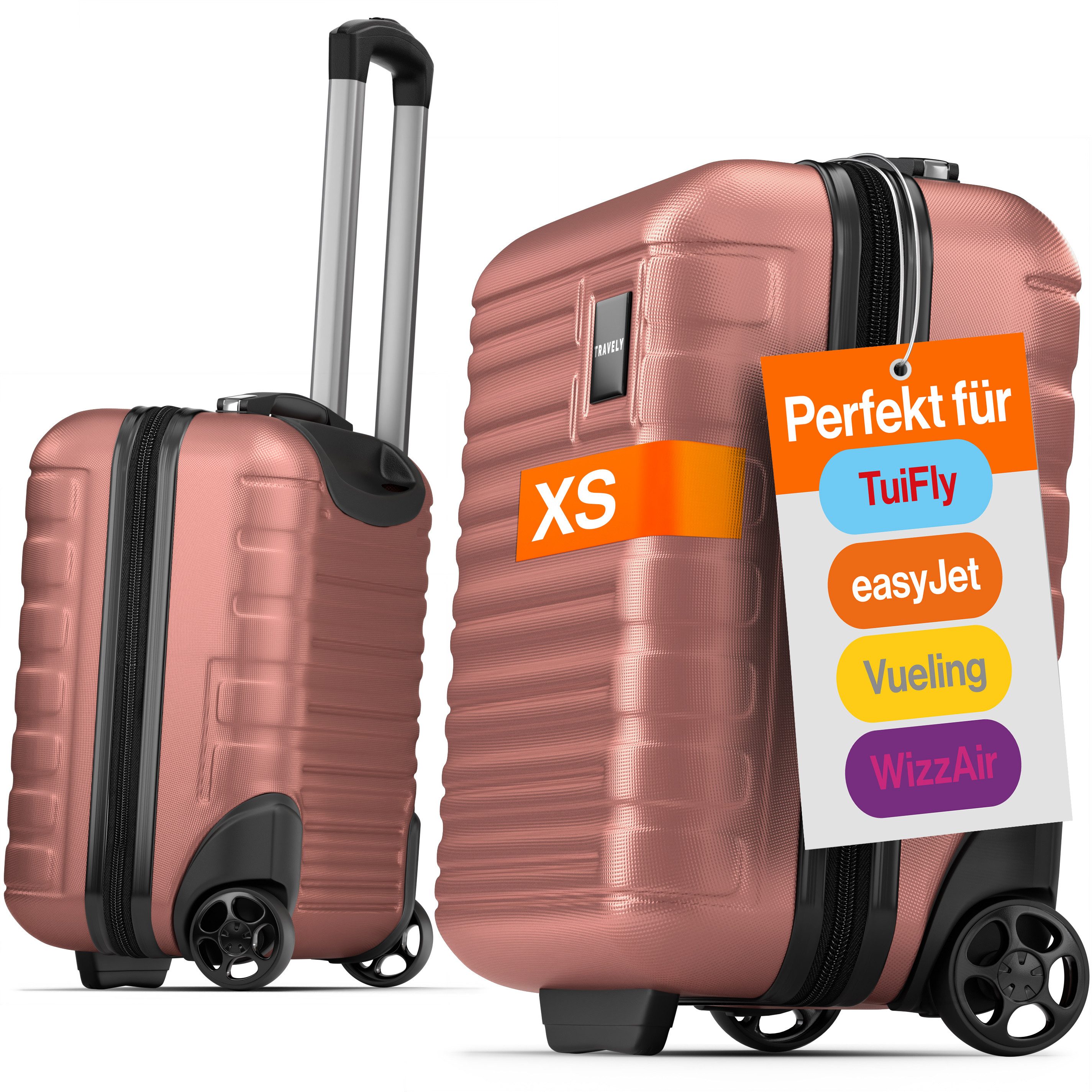 Travely Koffer Polycarbonat Koffer - Reisekoffer, Hartschalenkoffer, Trolle günstig online kaufen