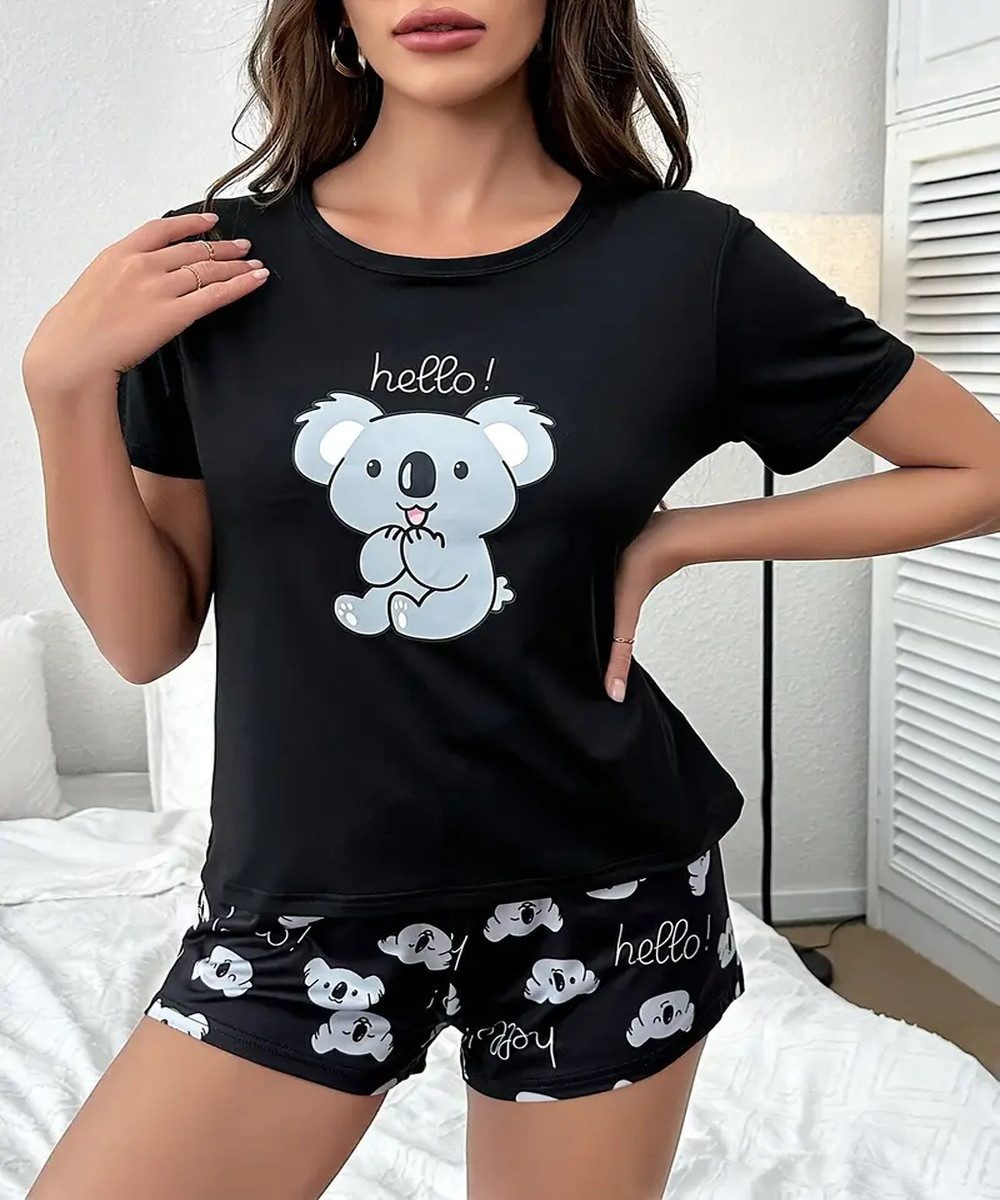 Selef Creation Pyjama Damen Kurzarm Schlafanzug günstig online kaufen