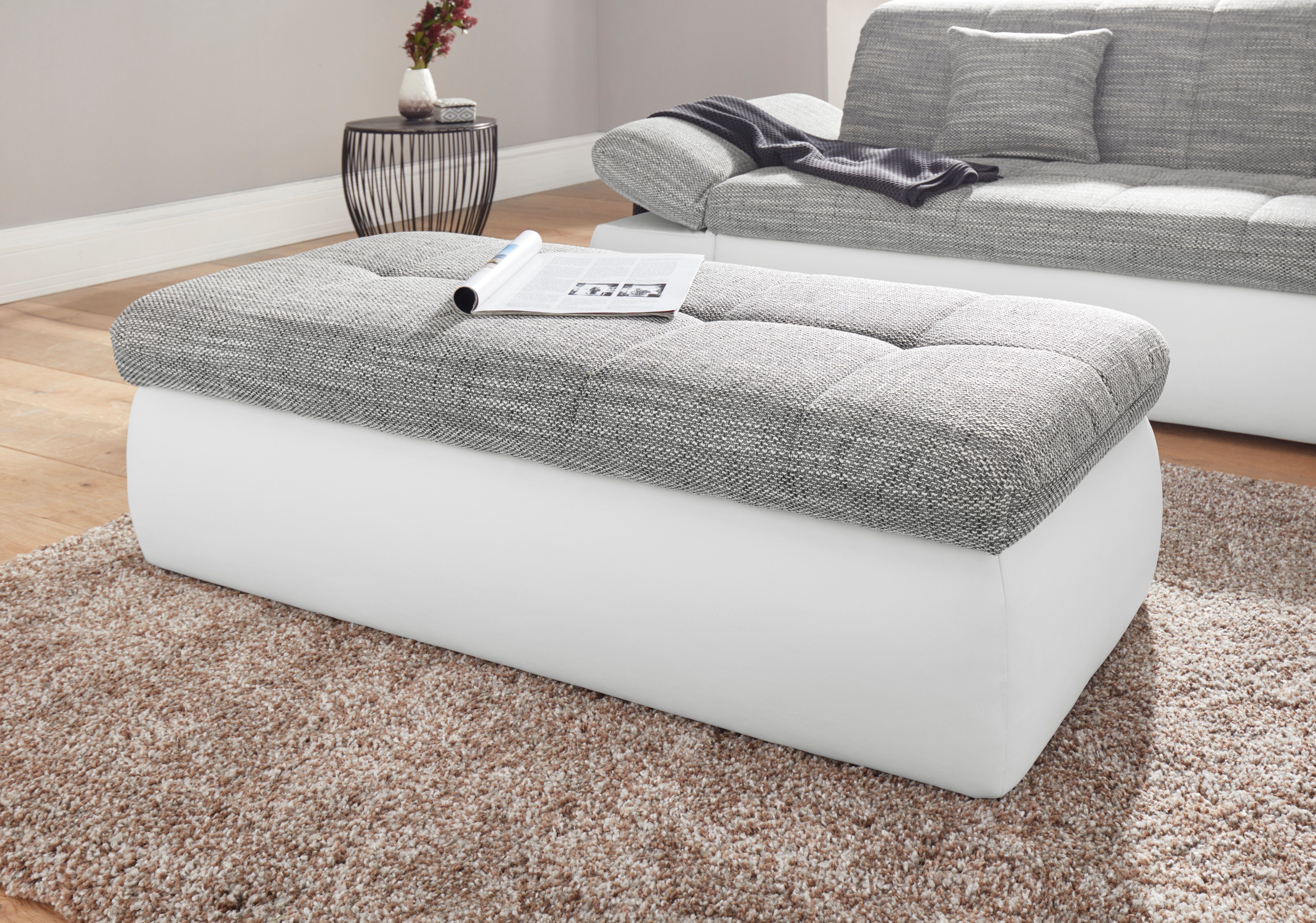 DOMO collection Polsterhocker "Moric", inklusive Stauraum günstig online kaufen