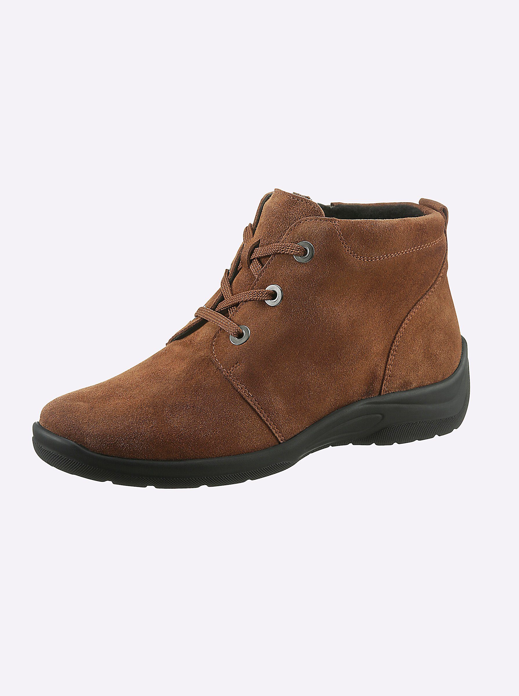 Waldläufer Stiefelette Stiefelette Flexible Laufsohle, Wechselfußbett, günstig online kaufen
