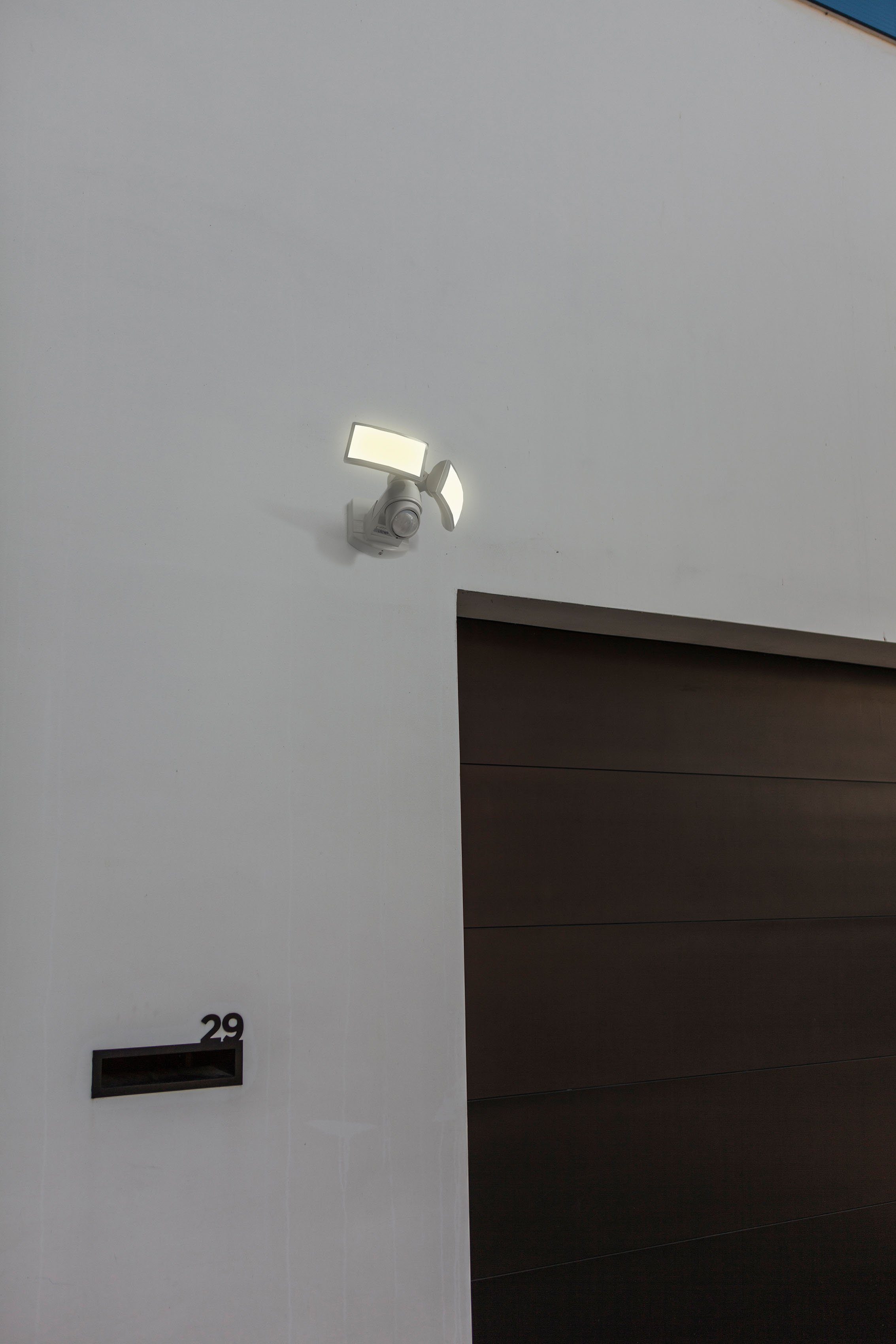 LUTEC LED Außen-Wandleuchte ARC, fest LED Leuchtenköpfe Einstellbare integriert, Kaltweiß