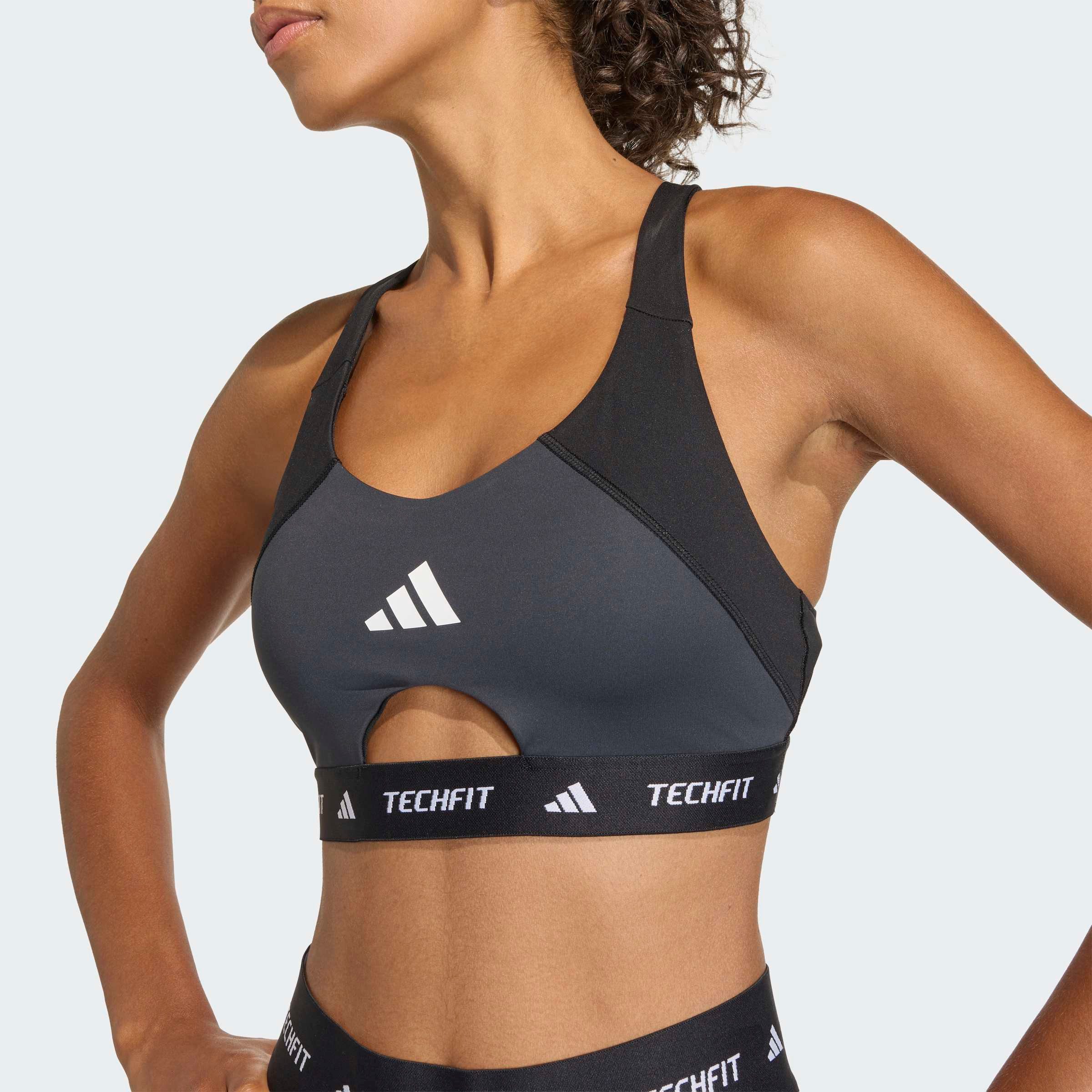 adidas Performance Sport-BH TECHFIT WORKOUT COLOR BLOCK BH, MITTLERE BELAST günstig online kaufen