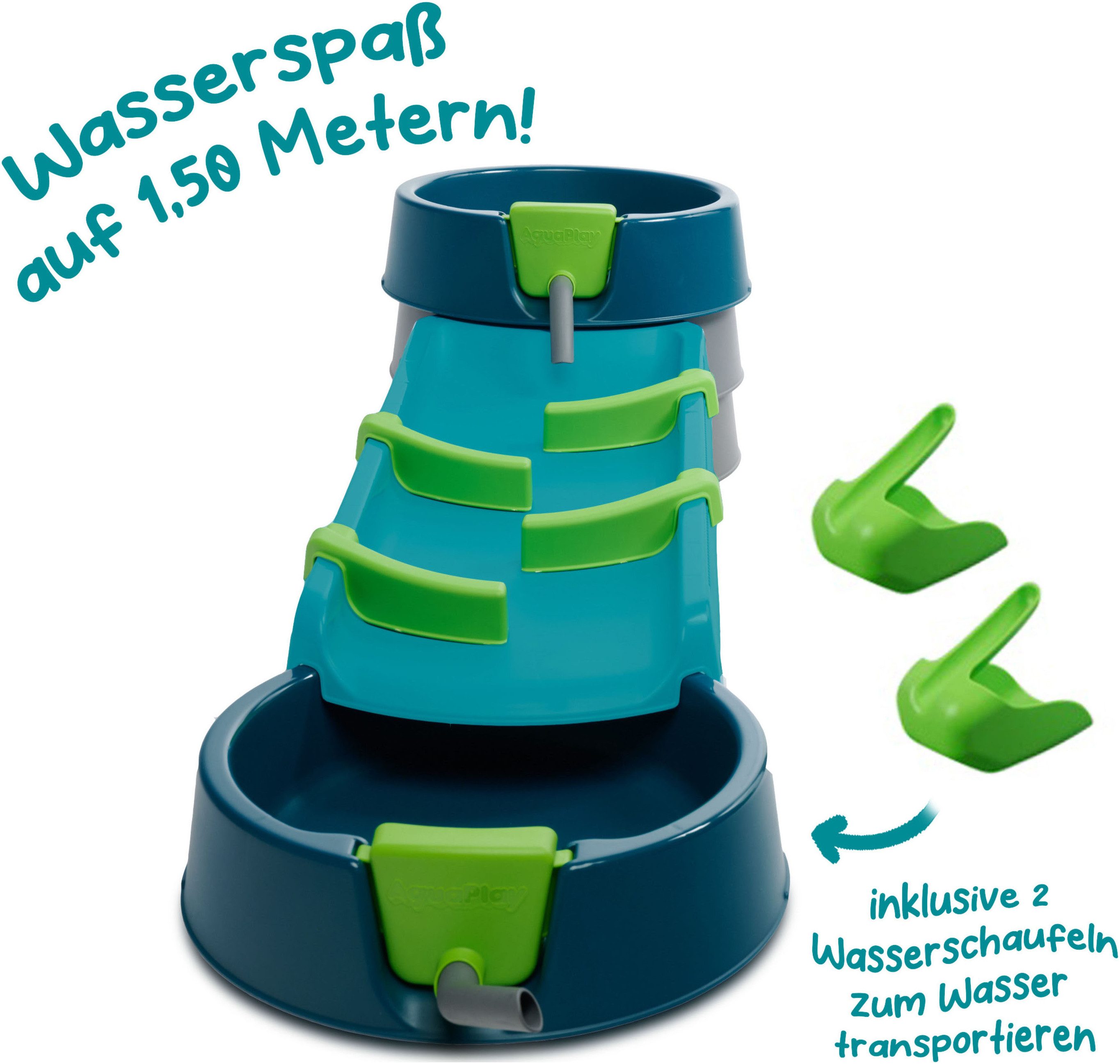 Aquaplay Wasserbahn Matschbahn Mudway RUN, Made in Germany