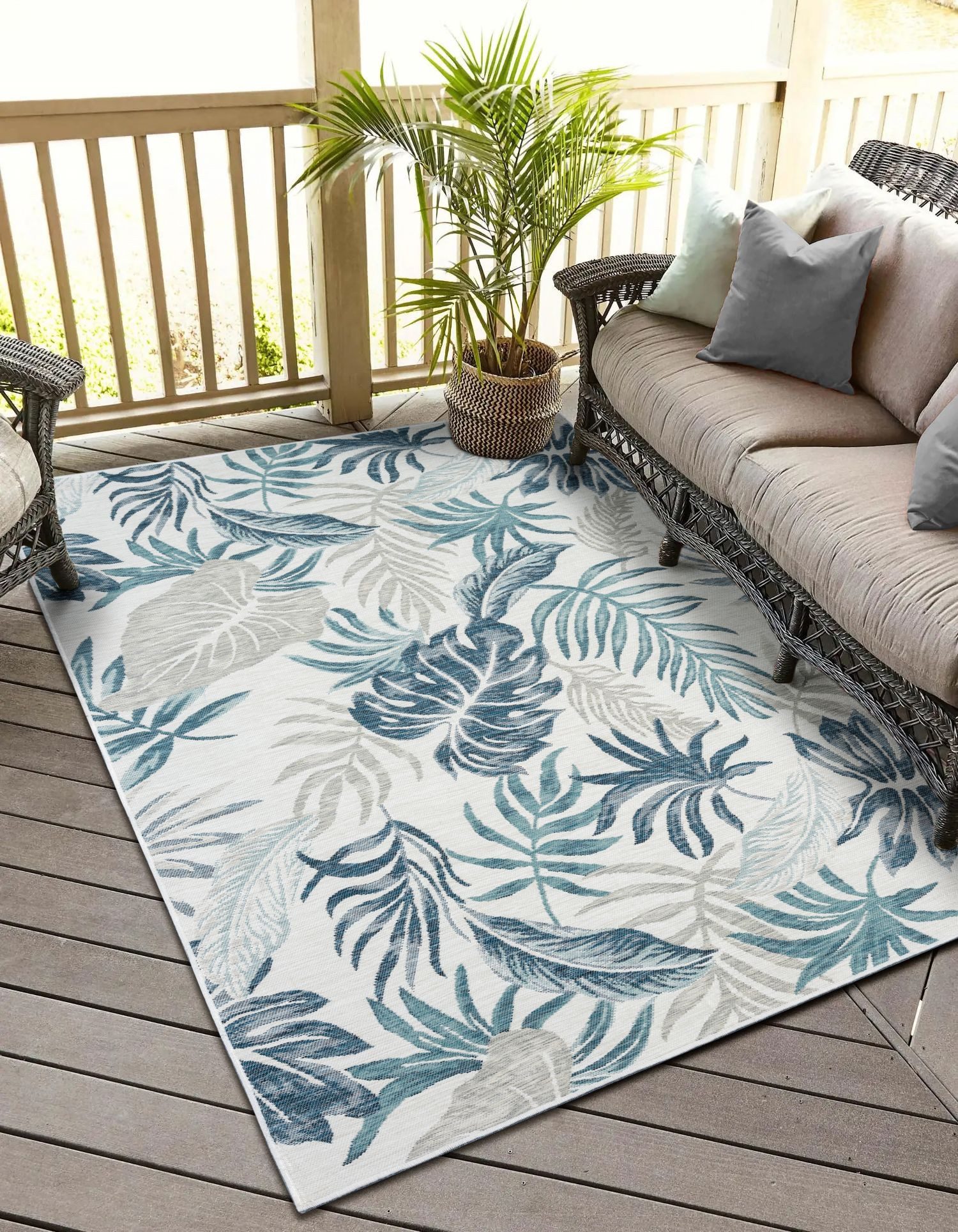 Wohnando Teppich MY-RUG Wendbarer Outdoor-Teppich "Malik" günstig online kaufen