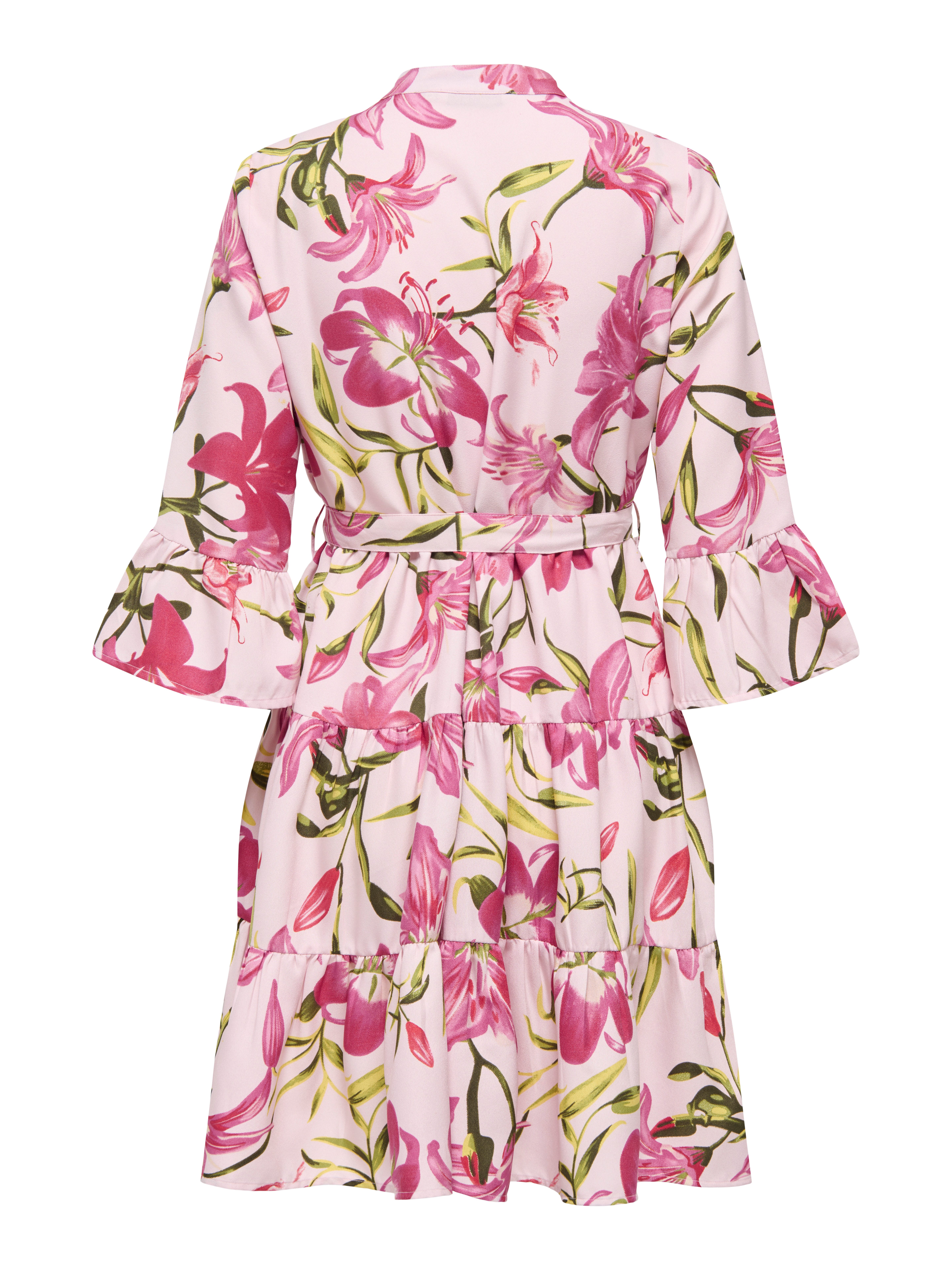 ONLY Tunikakleid ONLSINA LIFE 3/4 SHORT DRESS NOOS WVN mit Volant