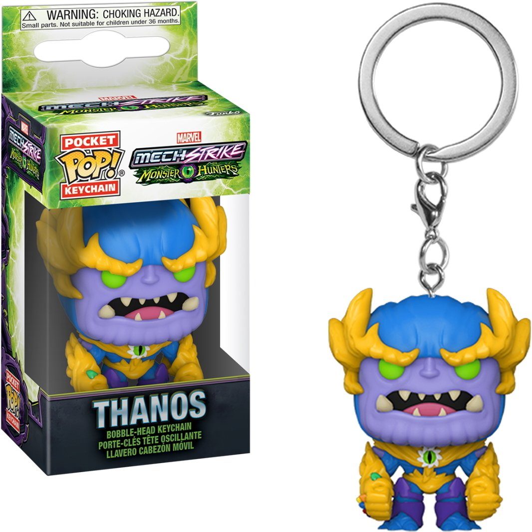 Funko Schlüsselanhänger Marvel Mech Strike - Thanos Pocket POP! Keychain
