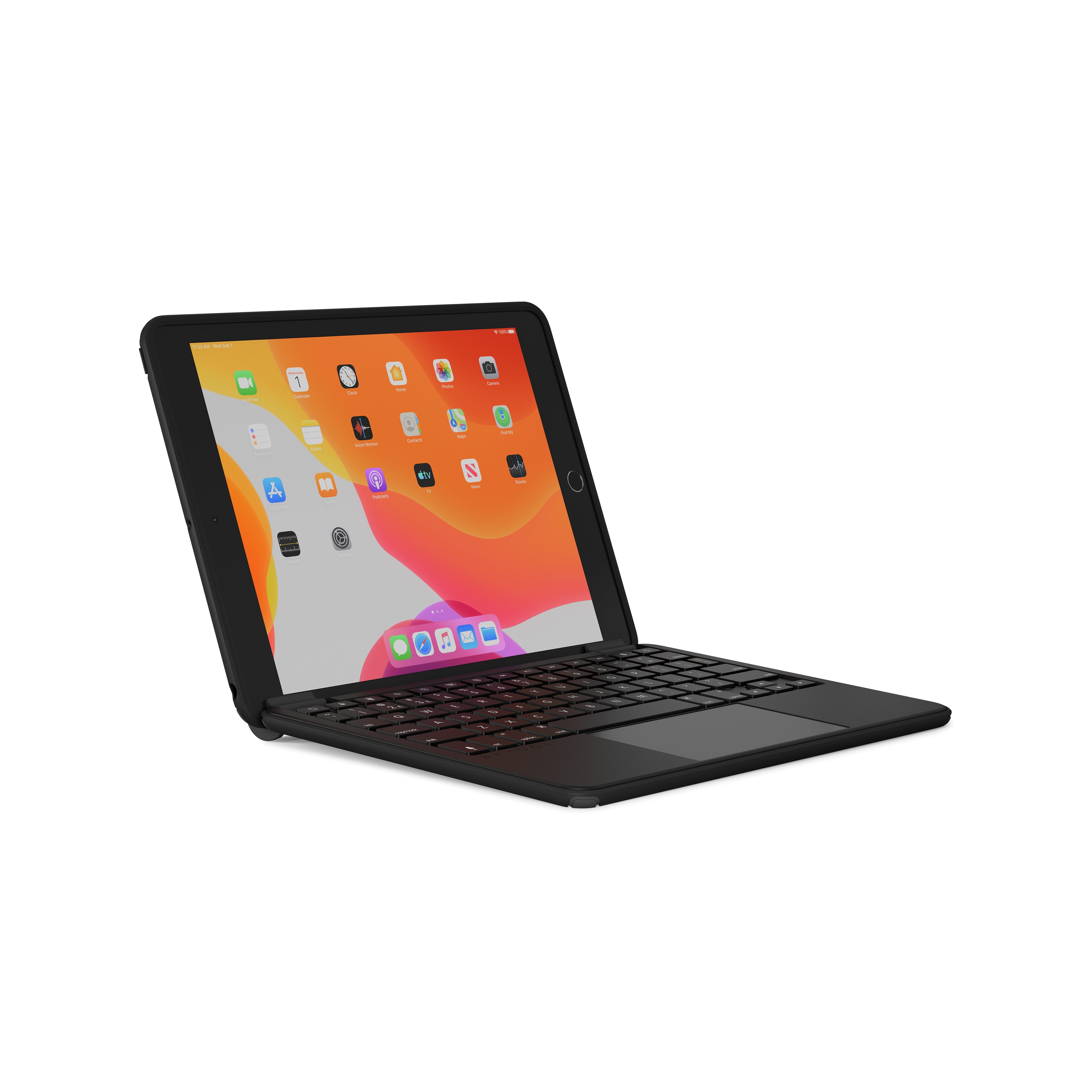 8. deutsches (9., 10.2 Trackpad Layout iPad-Tastatur OtterBox 2019 QWERTZ) Max+ Gen) BRYDGE iPad Tastatur (mit 2020, 2021, für 7. und Cover, und