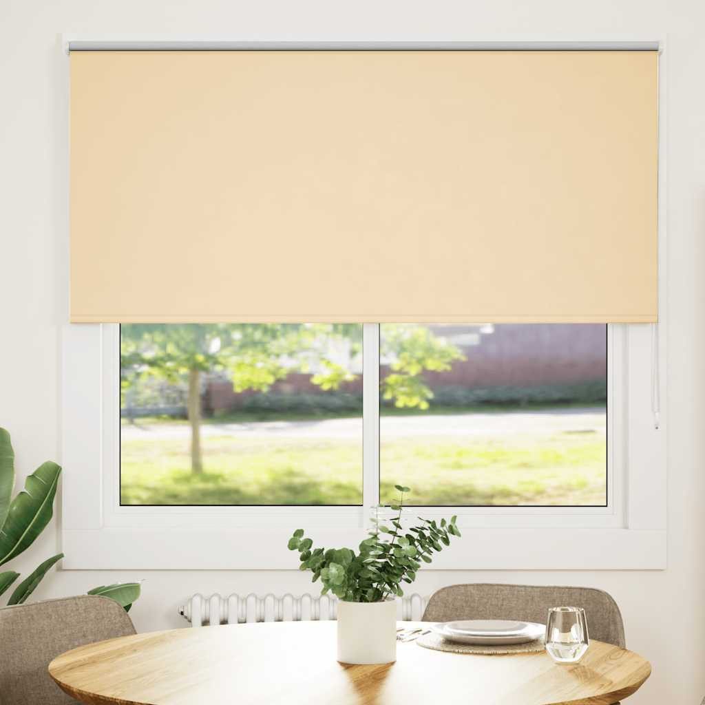 Verdunklungsrollo, vidaXL, Verdunkelungsrollo Beige 150x150 cm günstig online kaufen