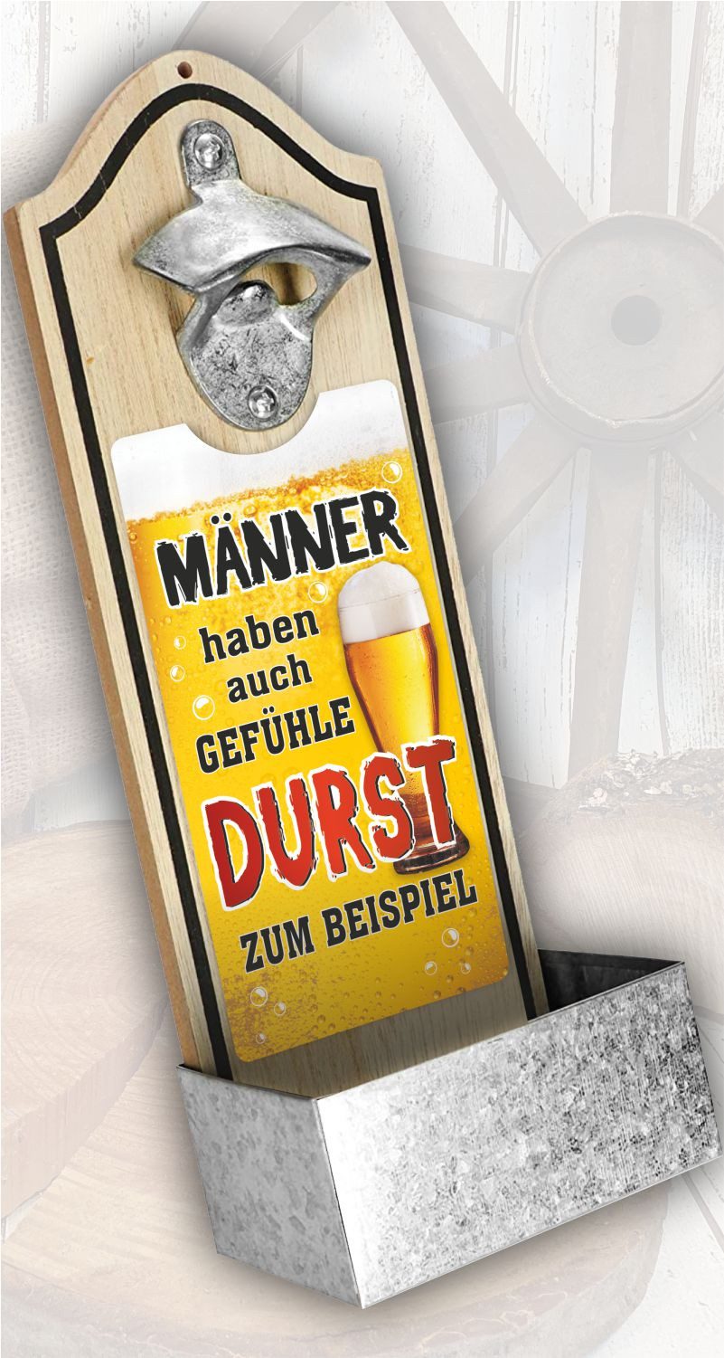 Flaschenöffner Flaschenöffner für die Wand Wandflaschenöffner mit Auffangschale