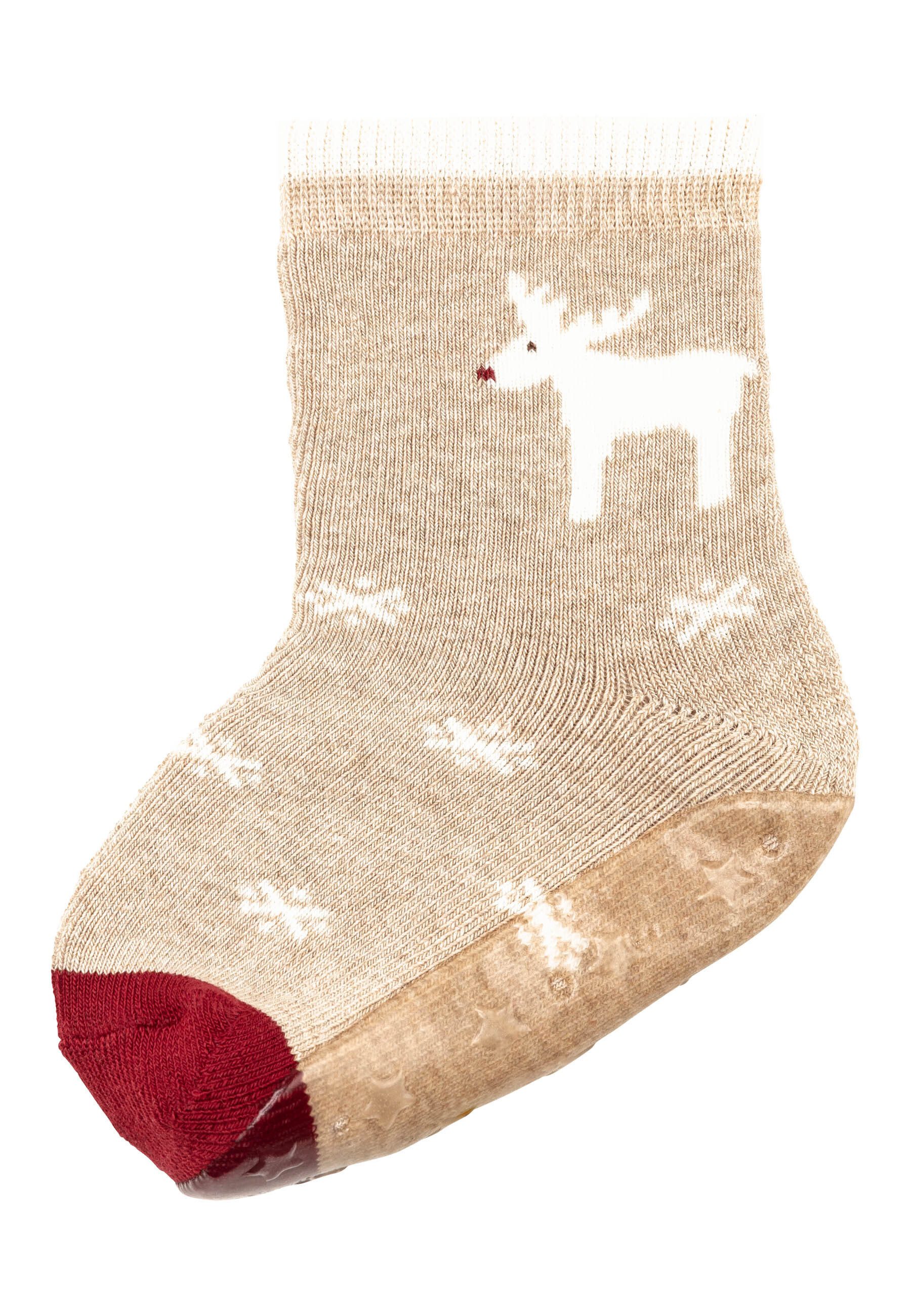 Sterntaler® ABS-Socken Fliesen Flitzer SOFT Weihnachten günstig online kaufen