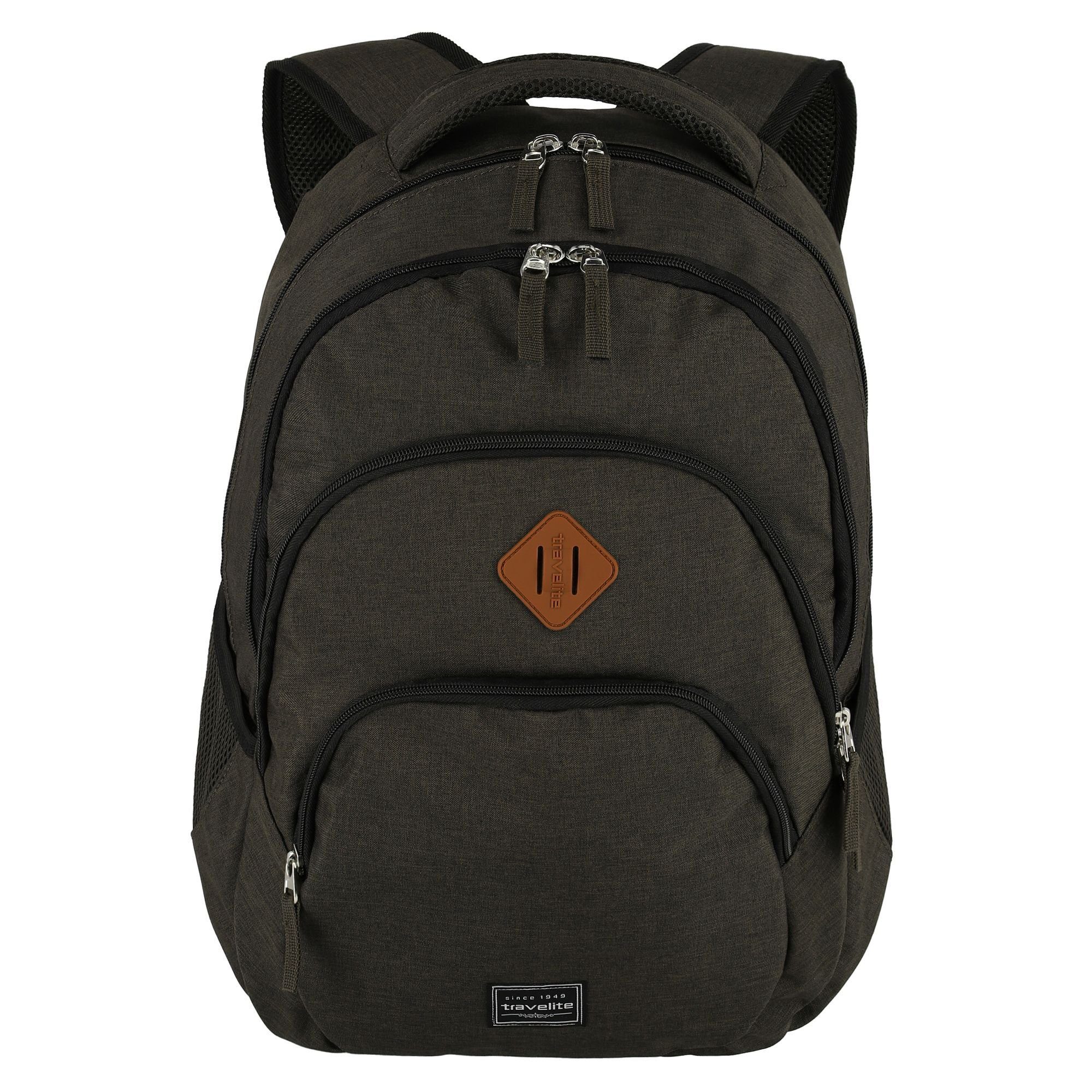 travelite Laptoprucksack BASICS Melange, Freizeitrucksack Arbeitsrucksack günstig online kaufen