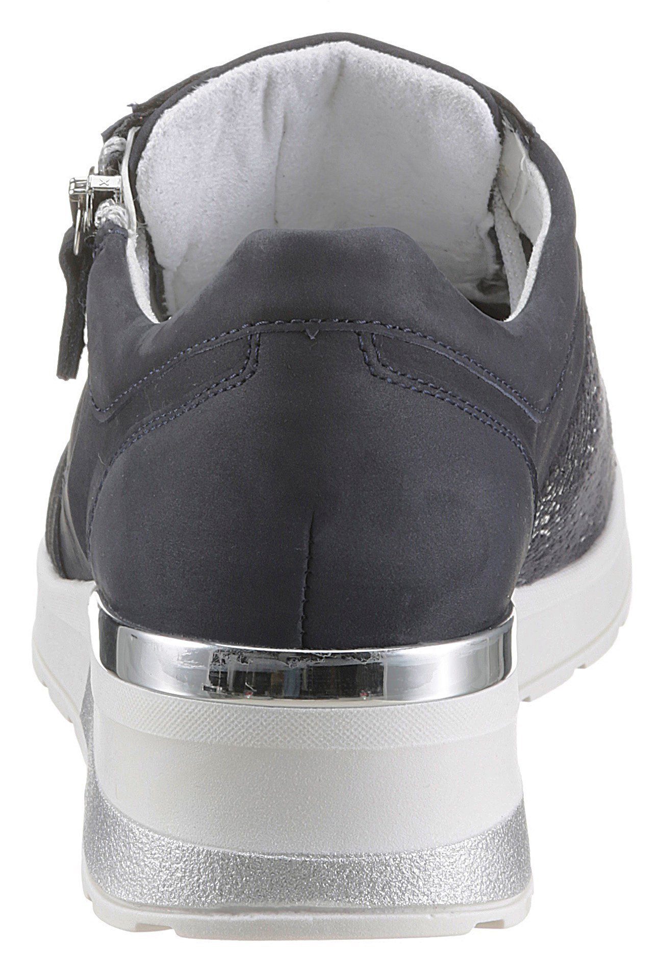 Schuhe Sneaker Waldläufer H-CLARA-SOFT Keilsneaker mit Metallic-Einsatz im Fersenbereich, H-Weite
