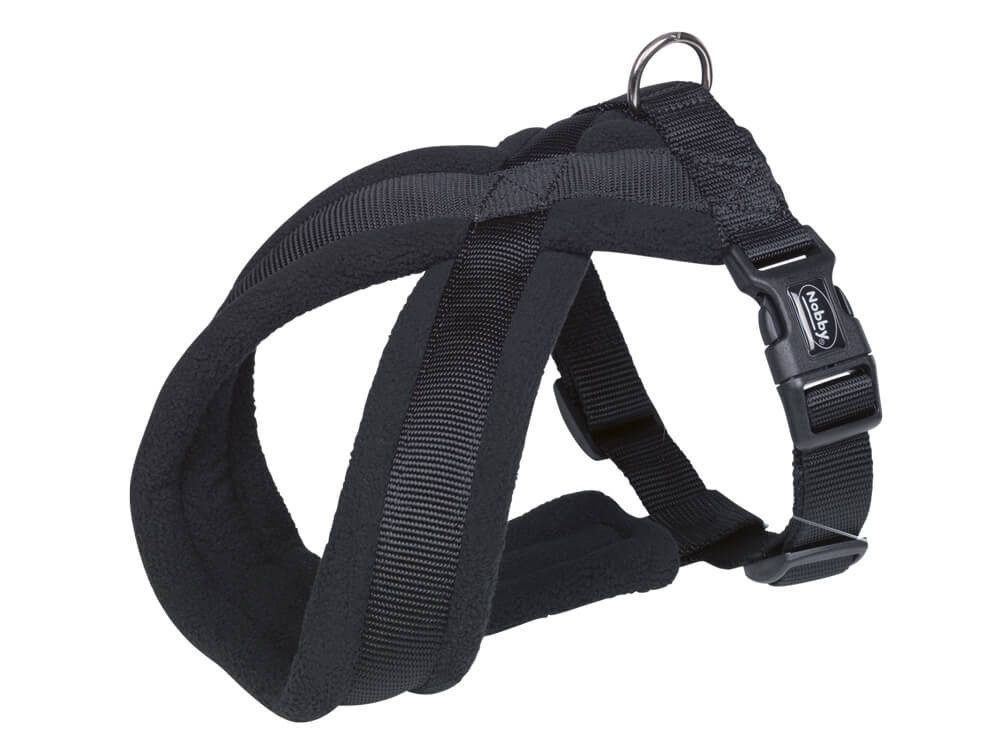 Nobby Hunde-Geschirr Komfort Geschirr "Classic", schwarz, XS-S