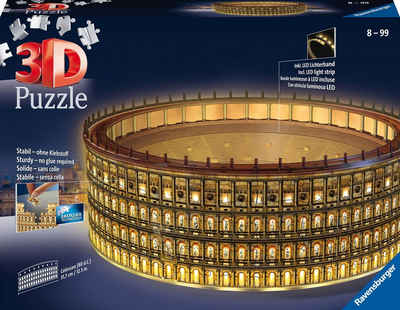 Ravensburger 3D-Puzzle Kolosseum bei Nacht, 216 Puzzleteile, FSC® - schützt Wald - weltweit