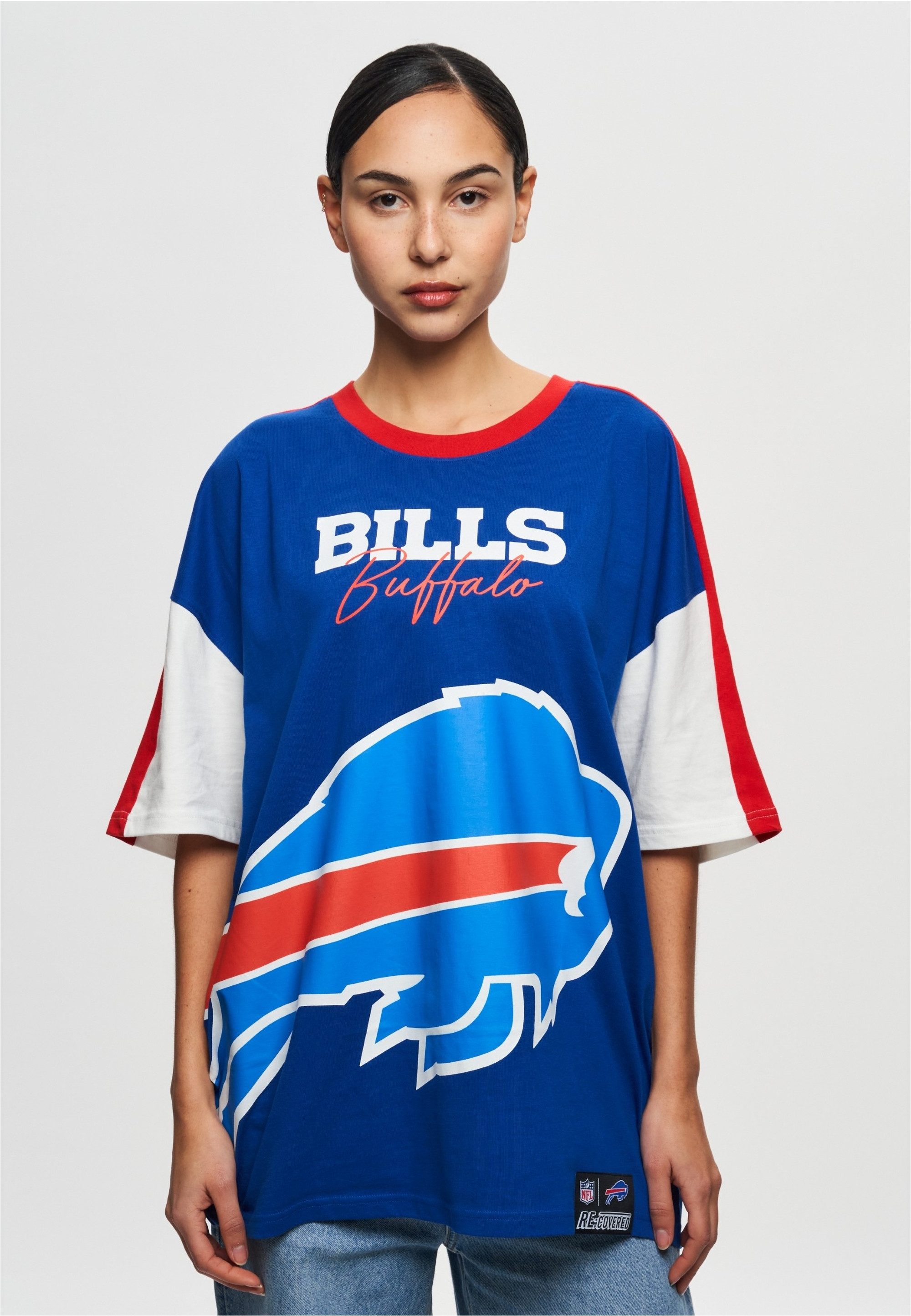 Recovered T-Shirt NFL Bills Buffalo Cut and Sew Oversized (1-tlg) für alle Buffalo Bills-Fans