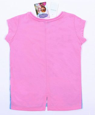 Sarcia.eu Kurzarmbluse Pink-blaues T-Shirt mit einem Schlitz Elsa DIE EISKÖNIGIN 2-3 Jahre