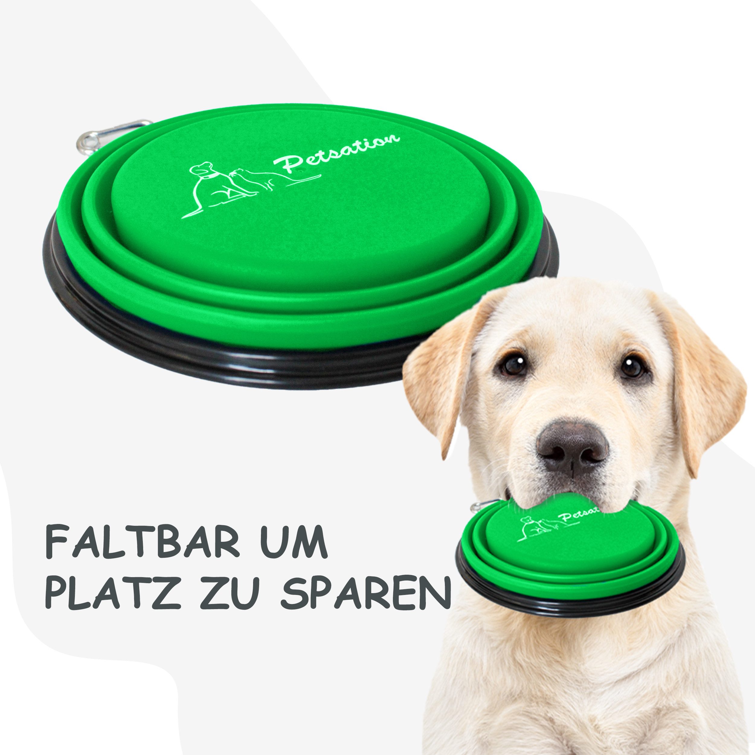 Petsation Reisenapf Hundenapf faltbar für unterwegs - Reisenapf Hund ideal für den Alltag
