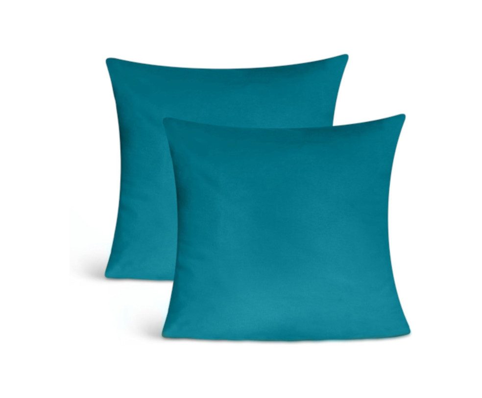 leevitex® Kissenbezüge Kissenbezug, 2er Set, feine günstig online kaufen