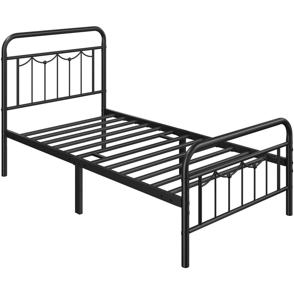 Yaheetech Metallbett, Bettrahmen Doppelbett/ Einzelbett aus günstig online kaufen