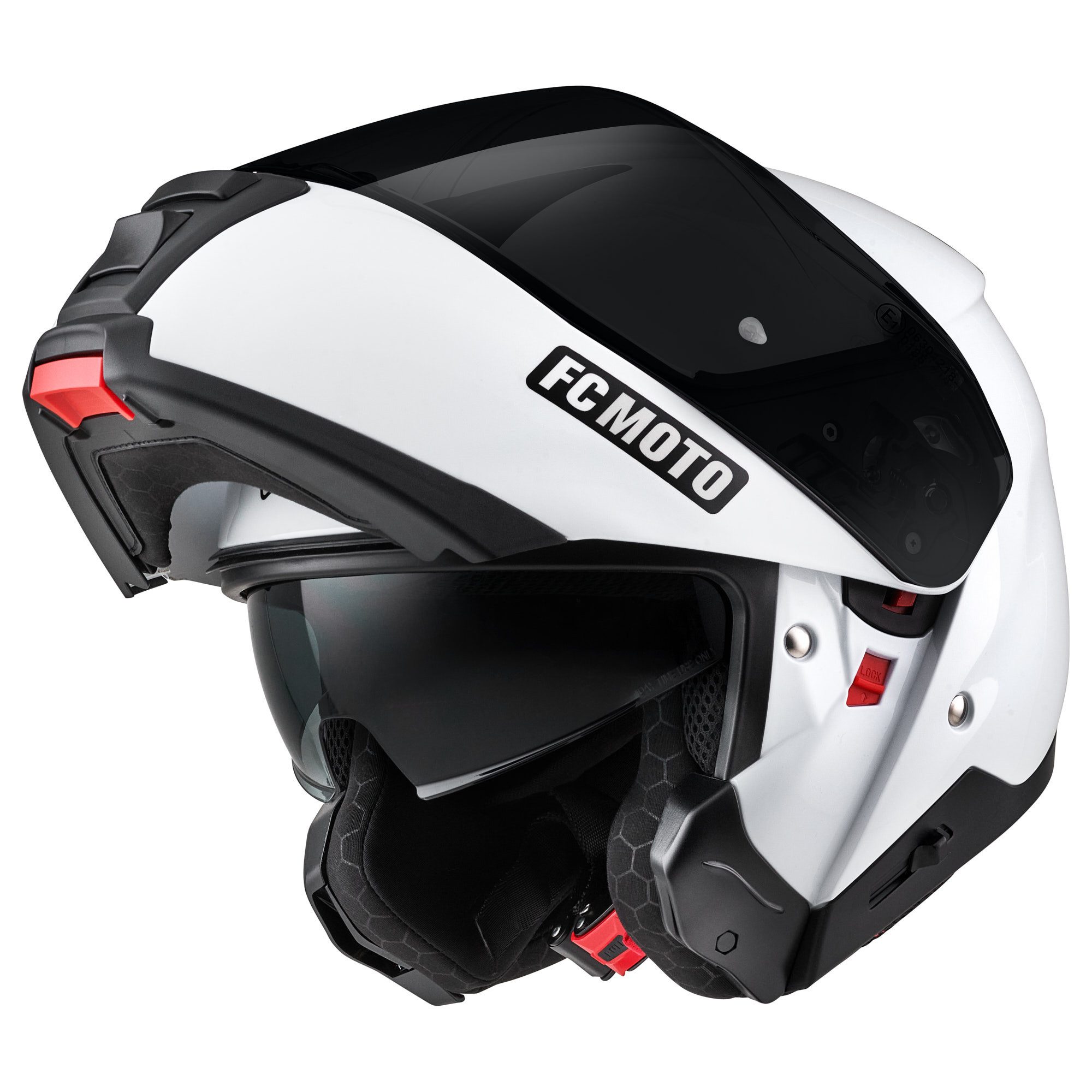FC-Moto Motorradhelm G-376 Klapphelm, herausnehmbares Innenfutter,integriertes Sonnenvisier