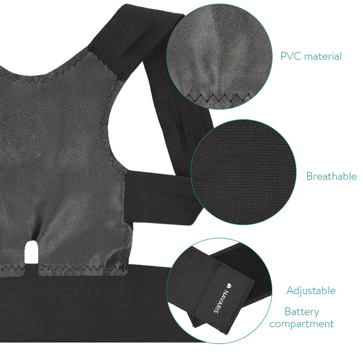 Navaris Rückenbandage, Rücken Geradehalter Haltungskorrektur Gurt - Gerade  Haltung für Herren Damen Kinder - Schulter Haltungstrainer Schultergurt  online kaufen | OTTO