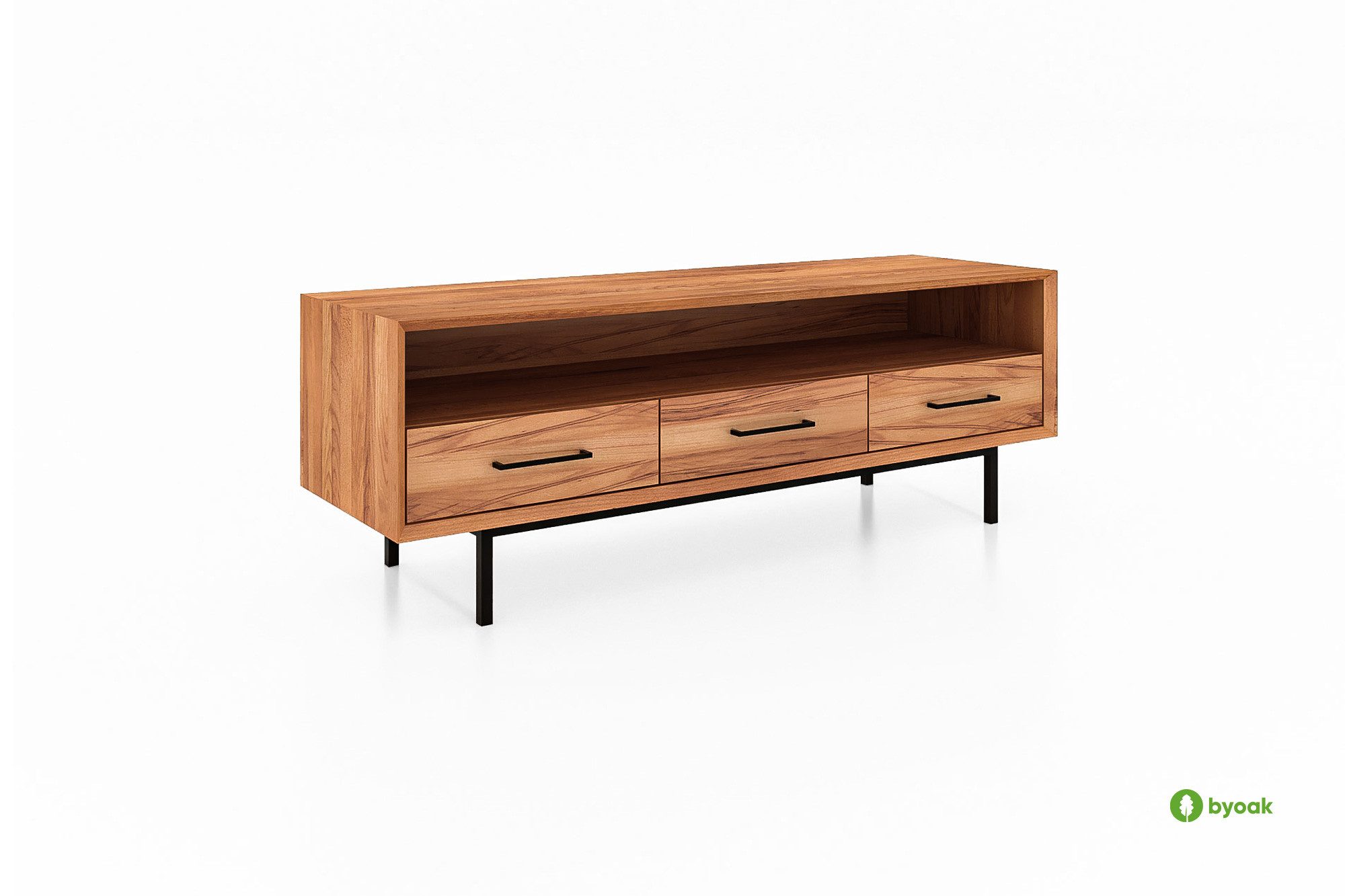 byoak TV-Schrank ABIES aus Massivholz, Naturgeölt