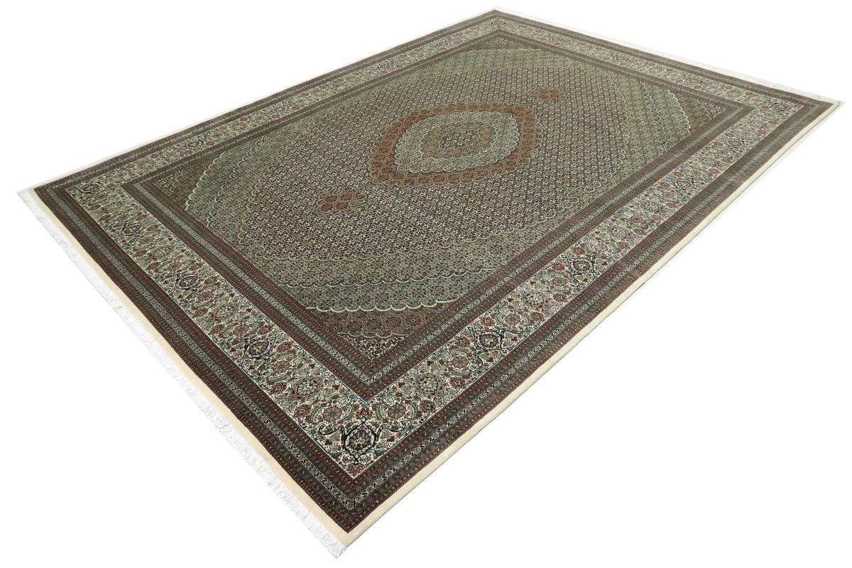 Orientteppich Täbriz Orientteppich, rechteckig, Handgeknüpfter Mahi 50Raj 247x351 Höhe: Nain mm Trading, 7