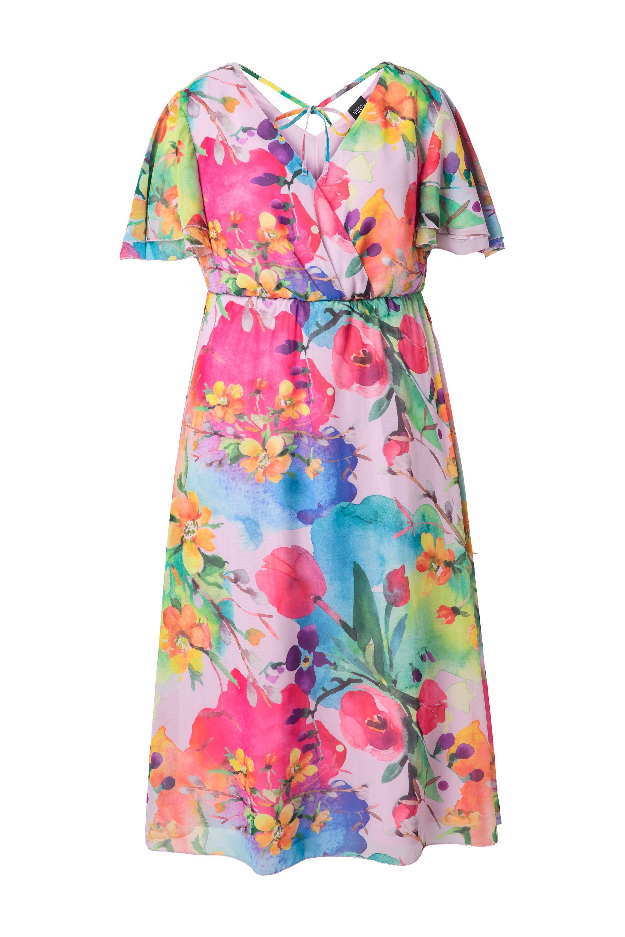 Ulla Popken Cocktailkleid Maxi-Chiffonkleid günstig online kaufen