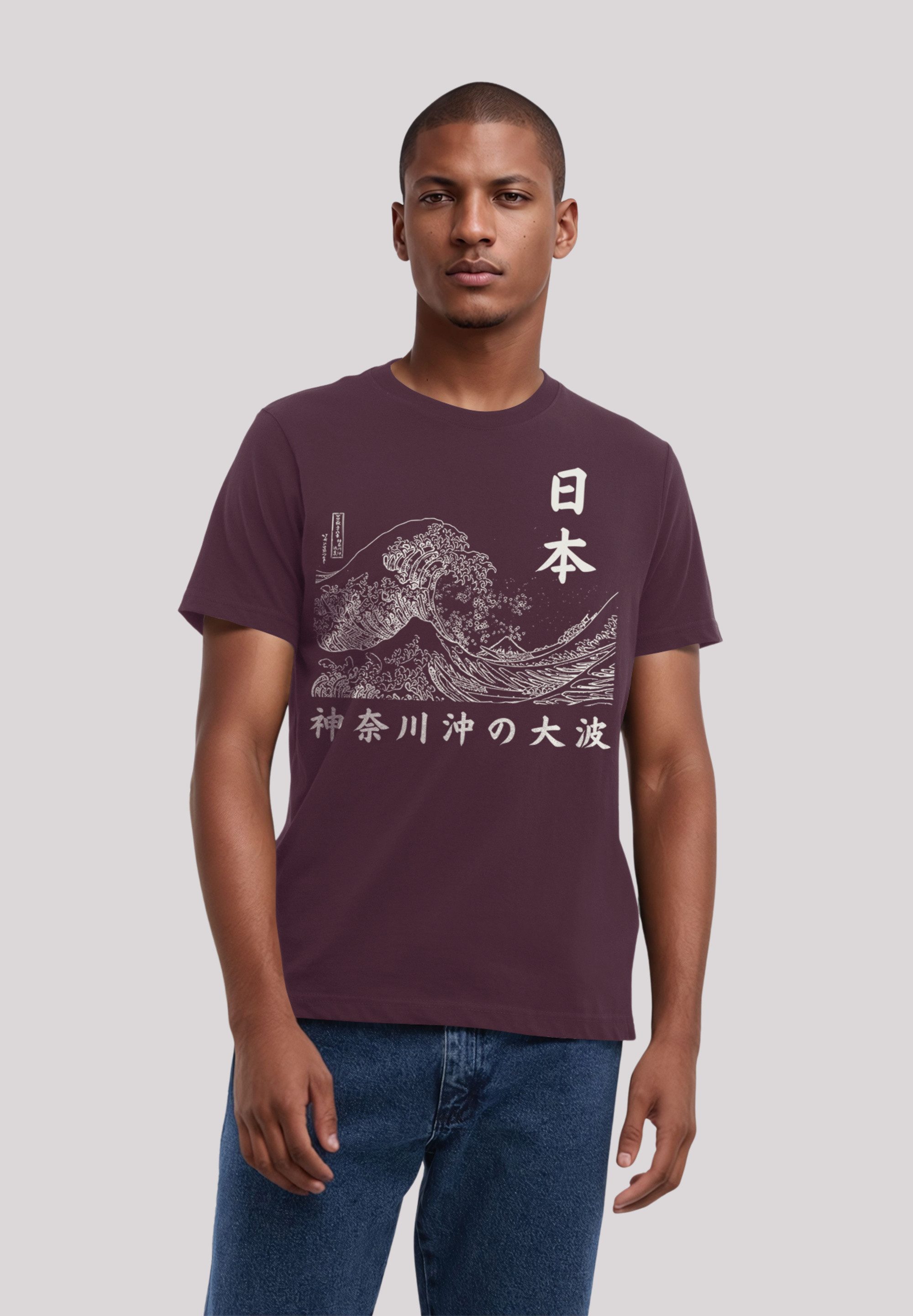 F4NT4STIC T-Shirt Kanagawa Welle Golden Gai günstig online kaufen