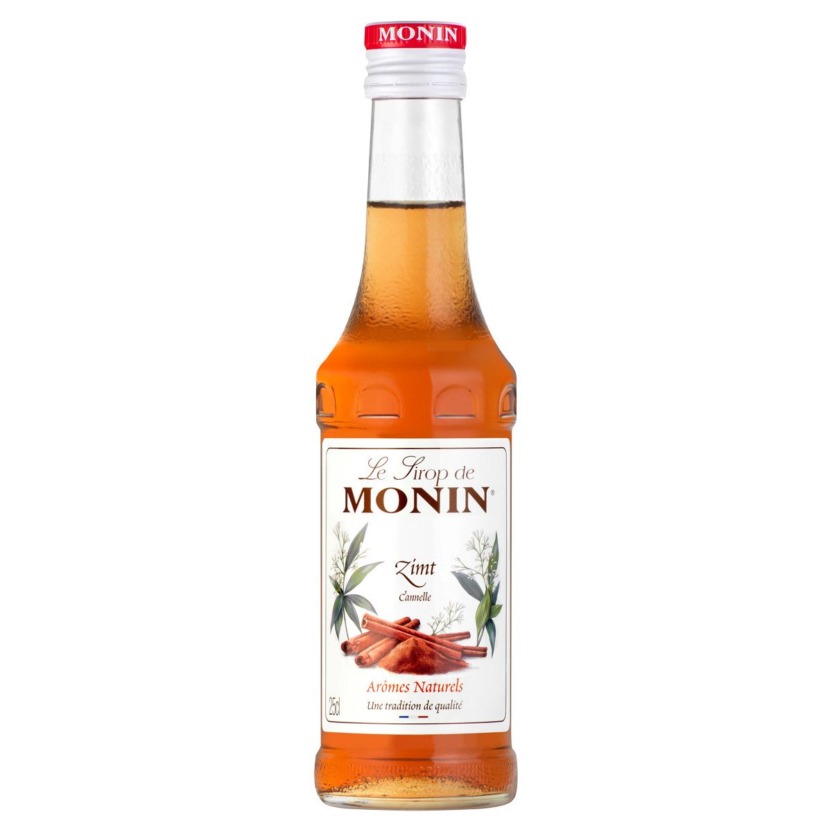 MONIN Getränke-Sirup, Monin Zimt Sirup intensiver Geschmack natürliches Aroma 250ml
