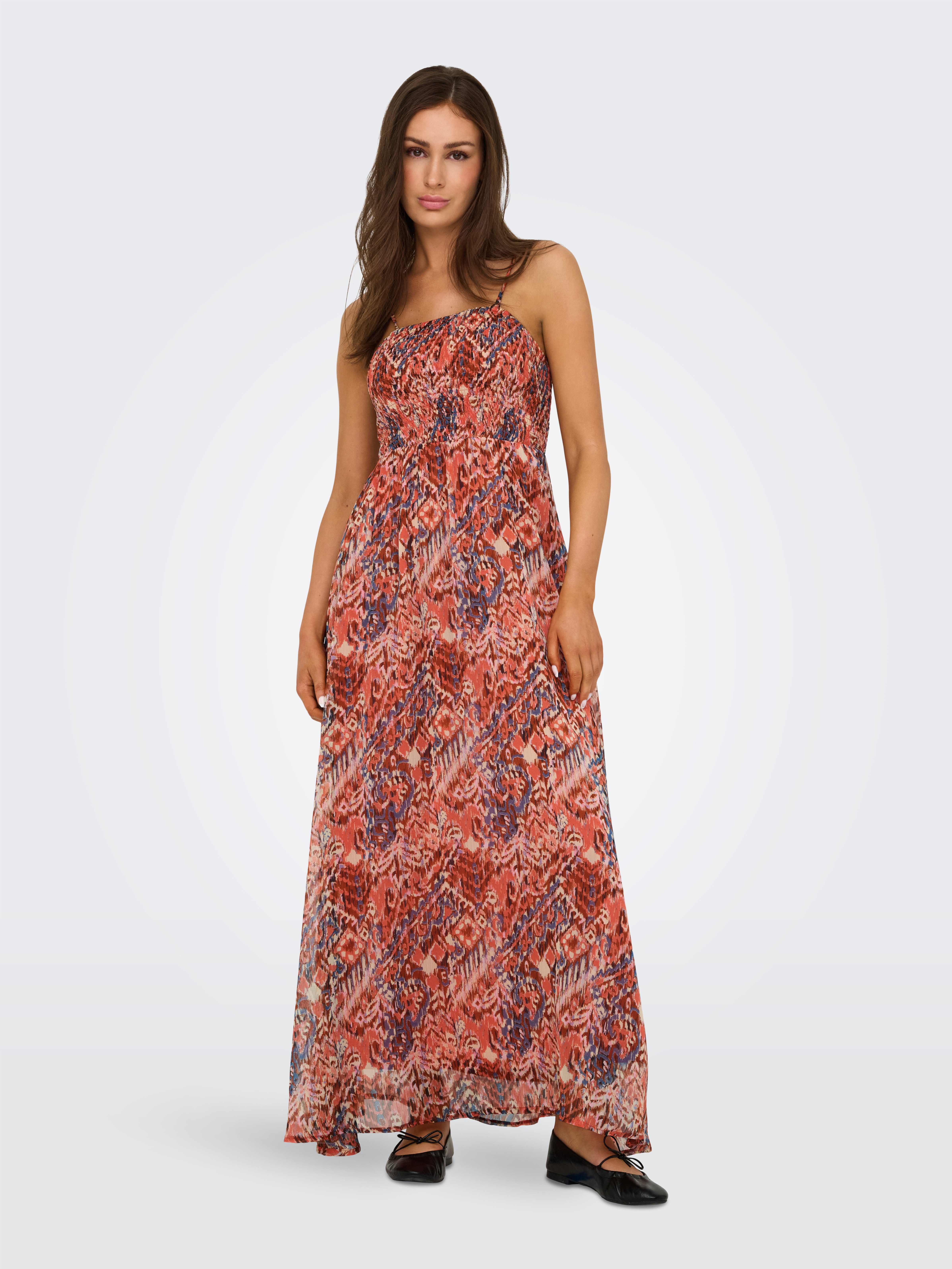 ONLY Maxikleid ONLELENA VIKKI LIFE STRAP ANK DRESS WVN Sommerkleid