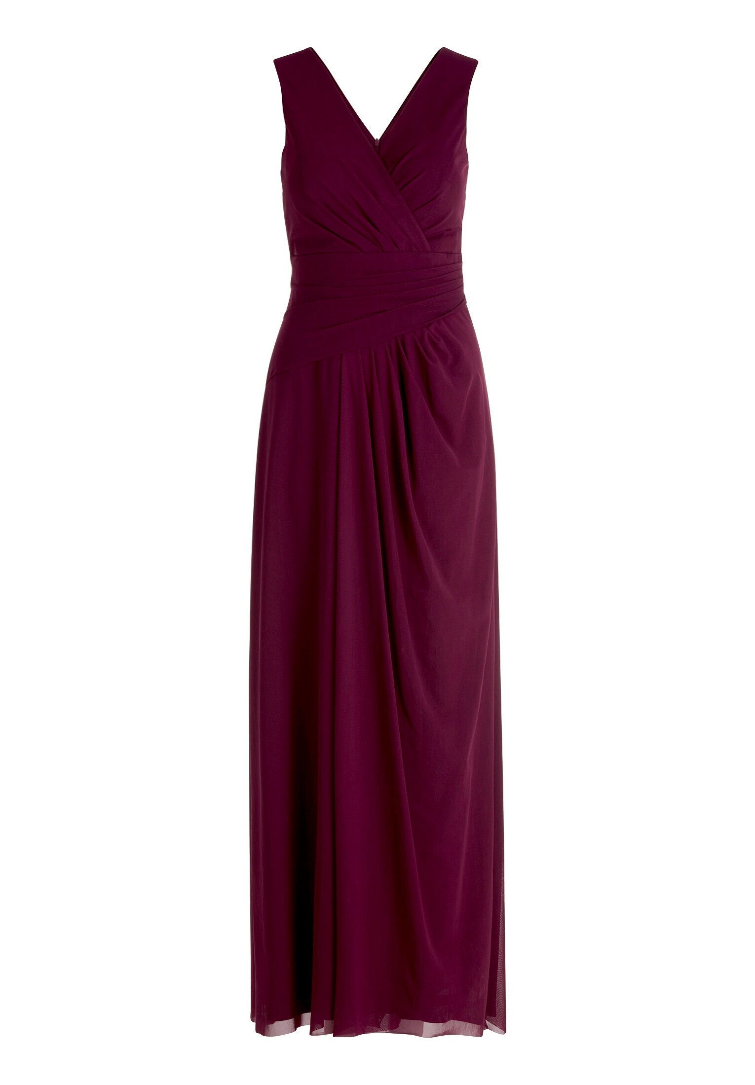 Vera Mont Abendkleid Damen mit V-Ausschnitt Falten