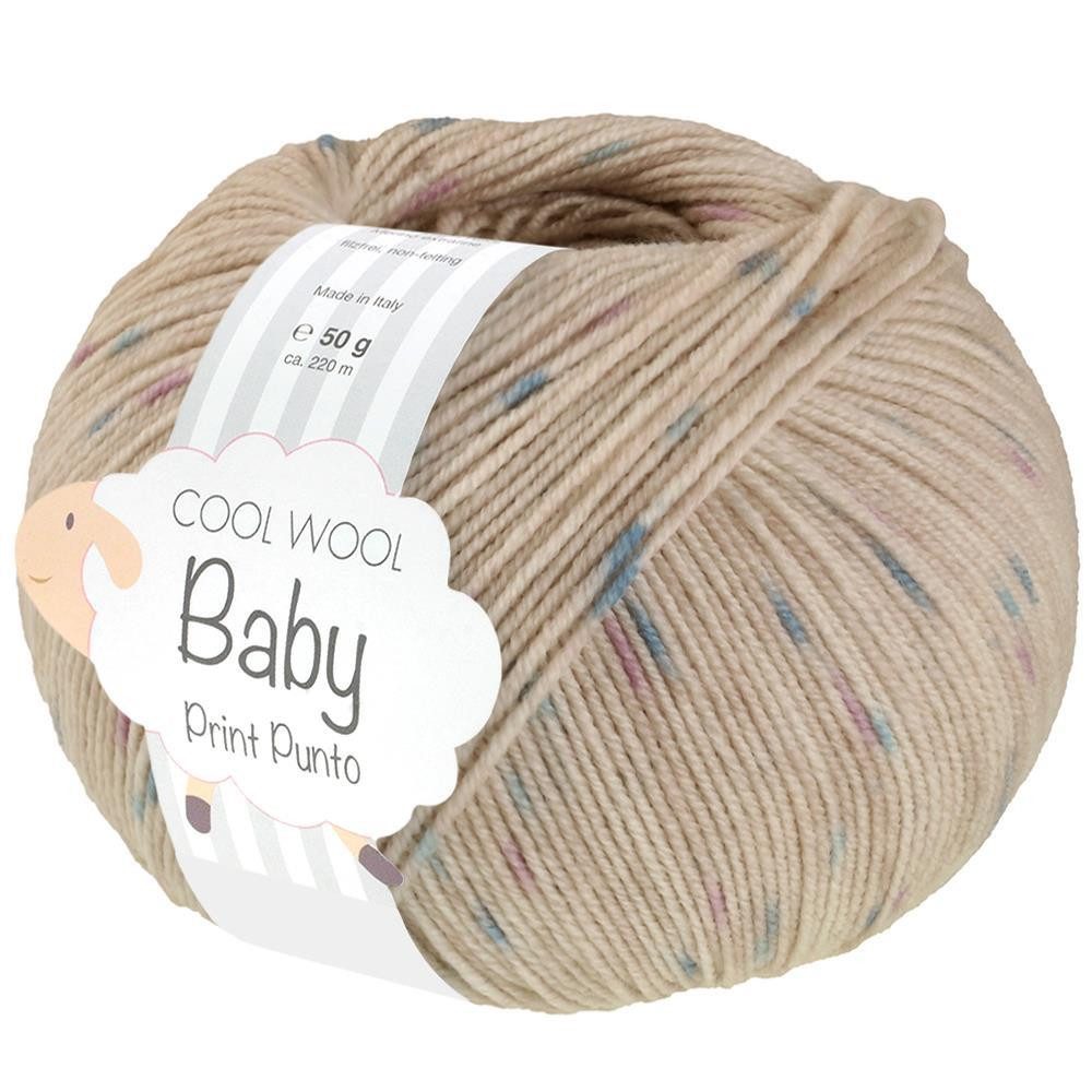 LANA GROSSA Cool Wool Baby Print Punto Häkelwolle, 220 m