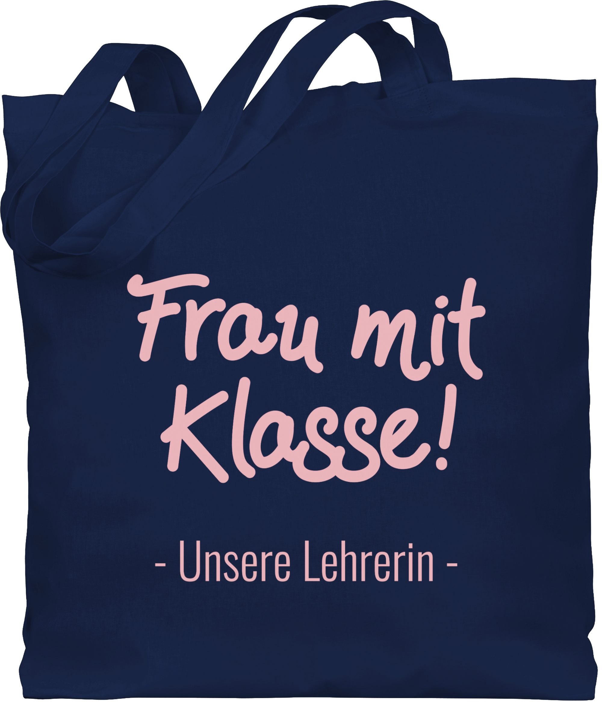 Ich Bin Eine Frau Mit Klasse Also Lehrerin Tasche Shirtracer Umhängetasche Frau mit Klasse Unsere Lehrerin, Lehrerin