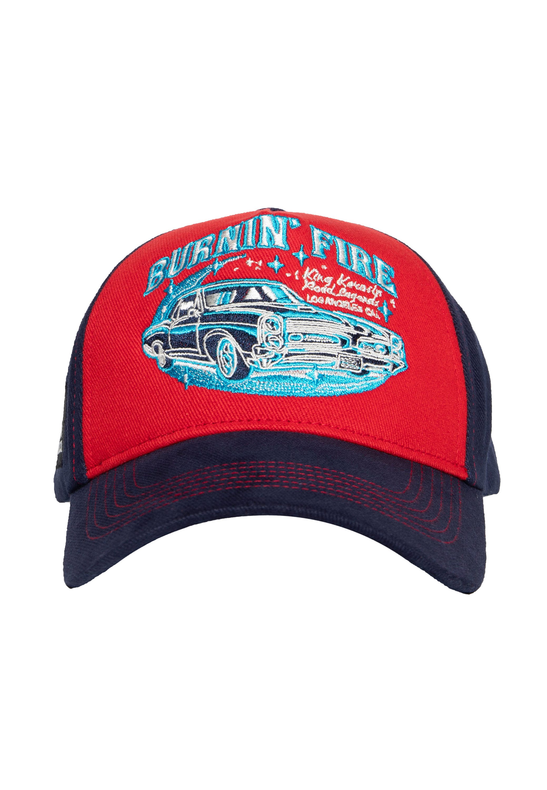 KingKerosin Baseball Cap Burnin' Fire (1-St) mit Front-Stickerei
