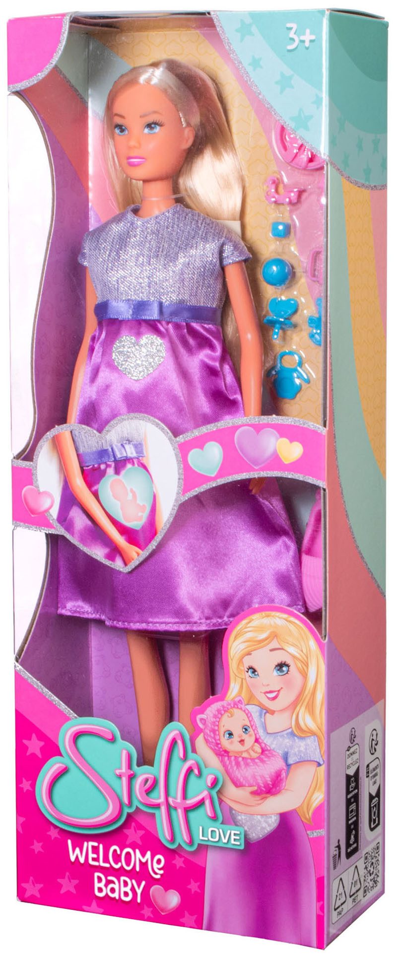 SIMBA Anziehpuppe Steffi Love, Welcome Baby